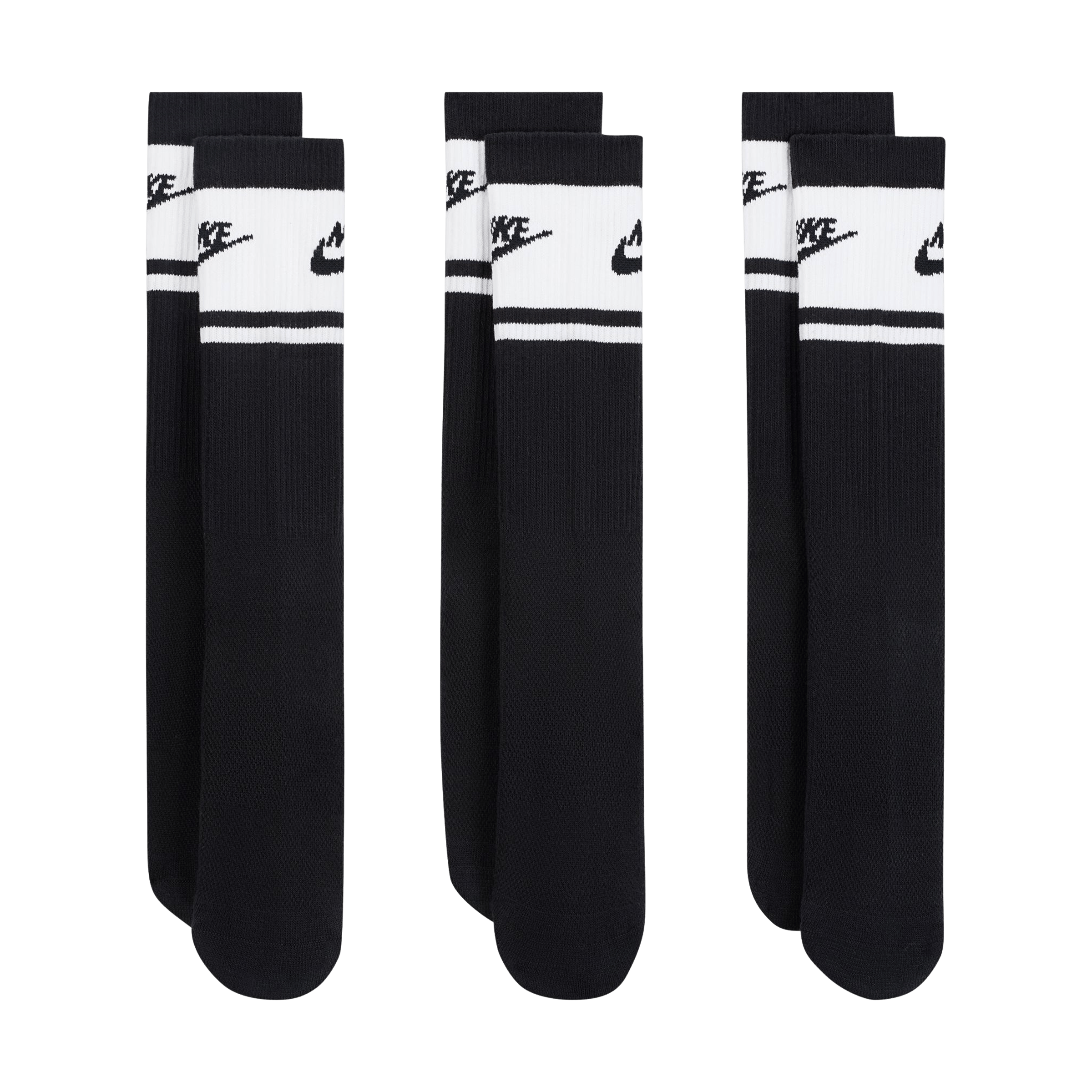 Unisex Nike (3pk) Everyday Elevated Crew Socks