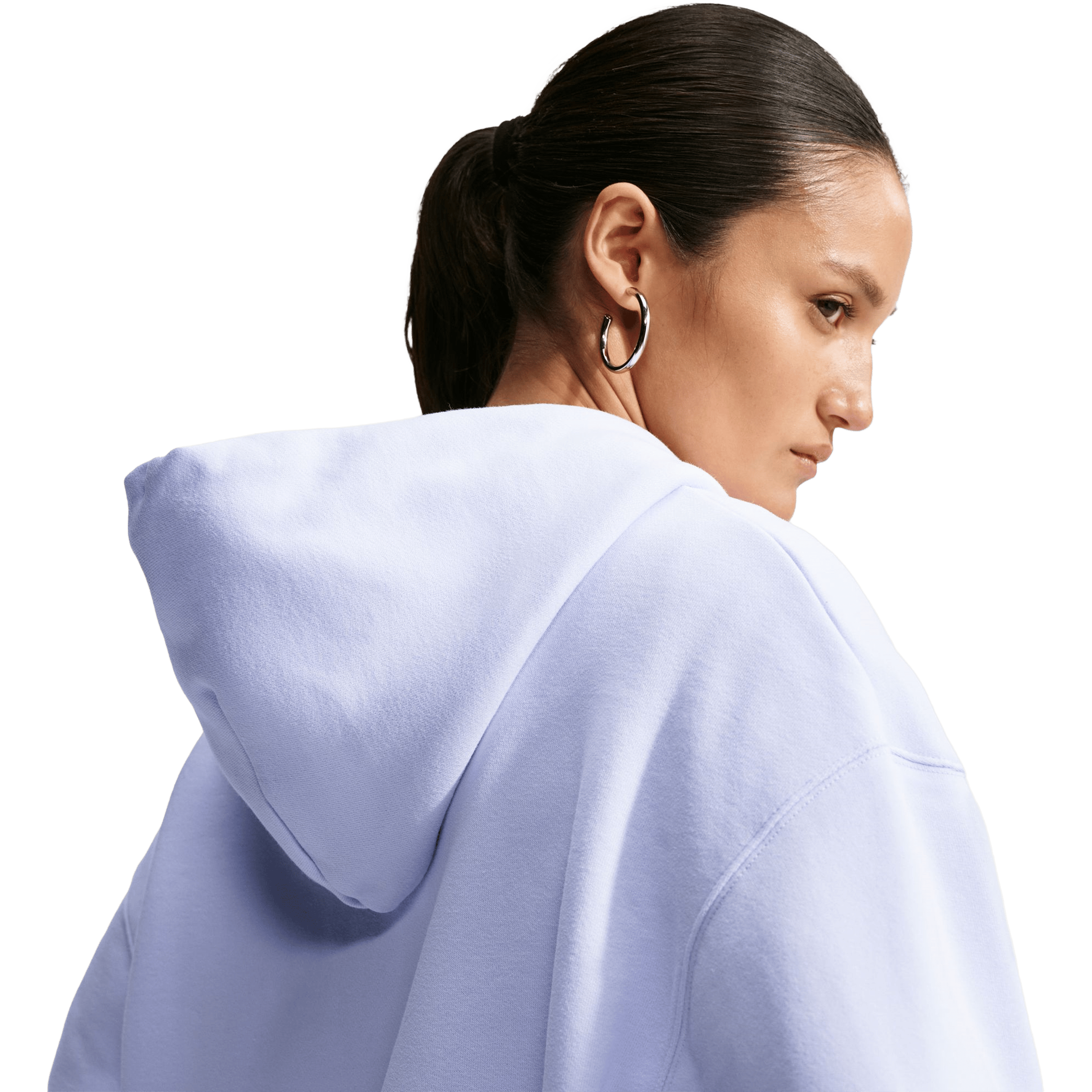 Womens Nike Studio Fleece Medium Weight Oversized Full-Zip Hoodie