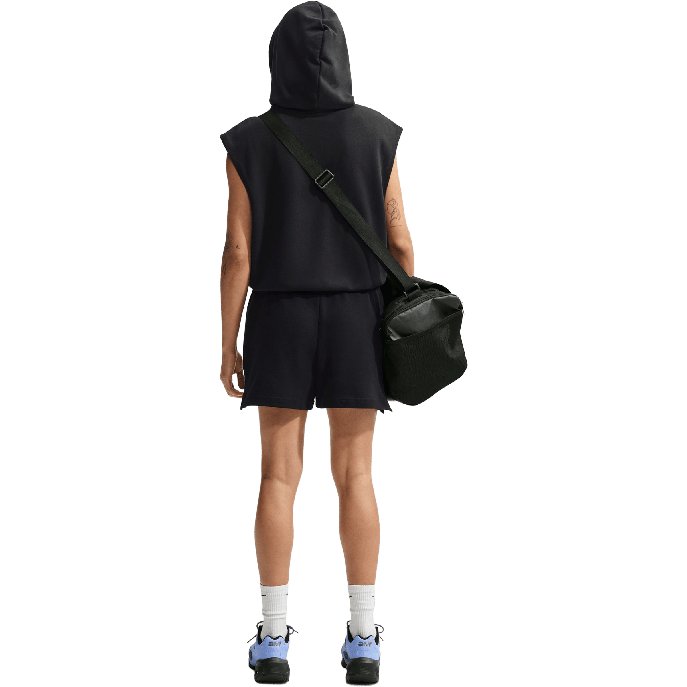 Womens Nike Studio Fleece Lightweight Mid-Rise (4") Shorts