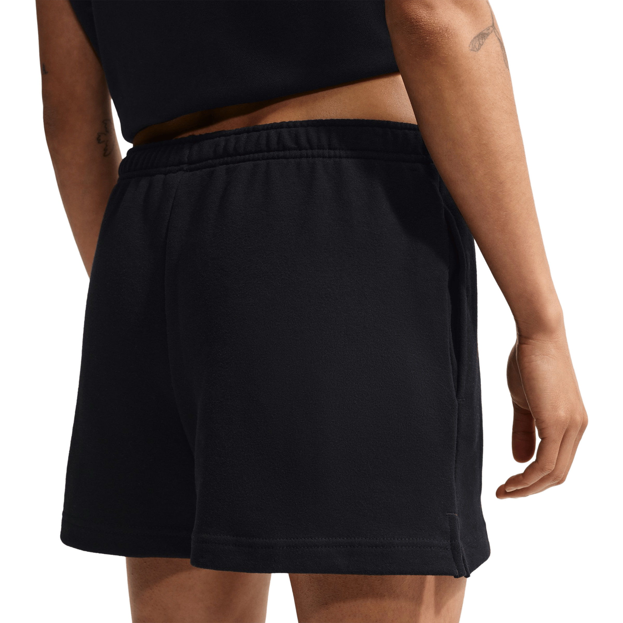 Womens Nike Studio Fleece Lightweight Mid-Rise (4") Shorts