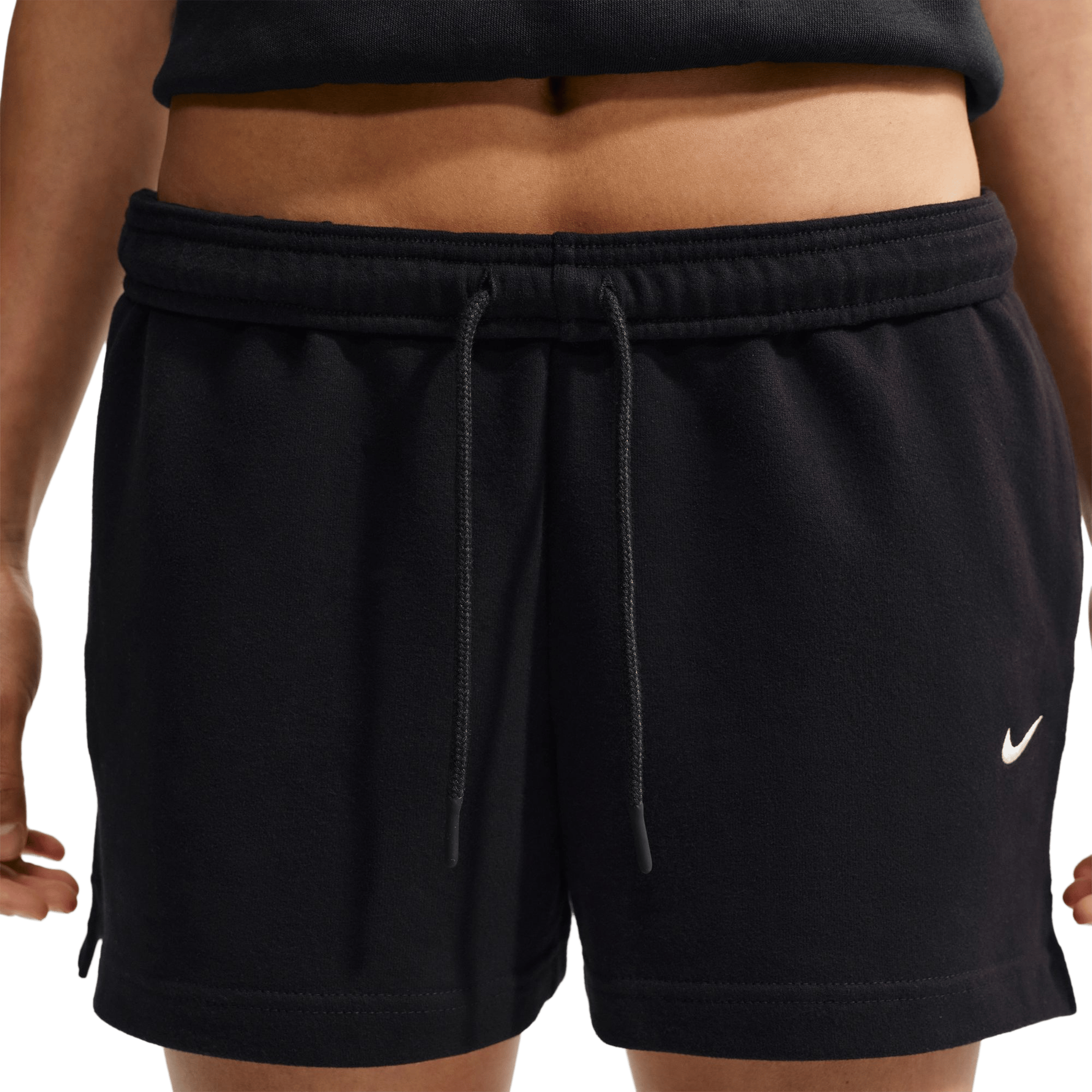 Womens Nike Studio Fleece Lightweight Mid-Rise (4") Shorts
