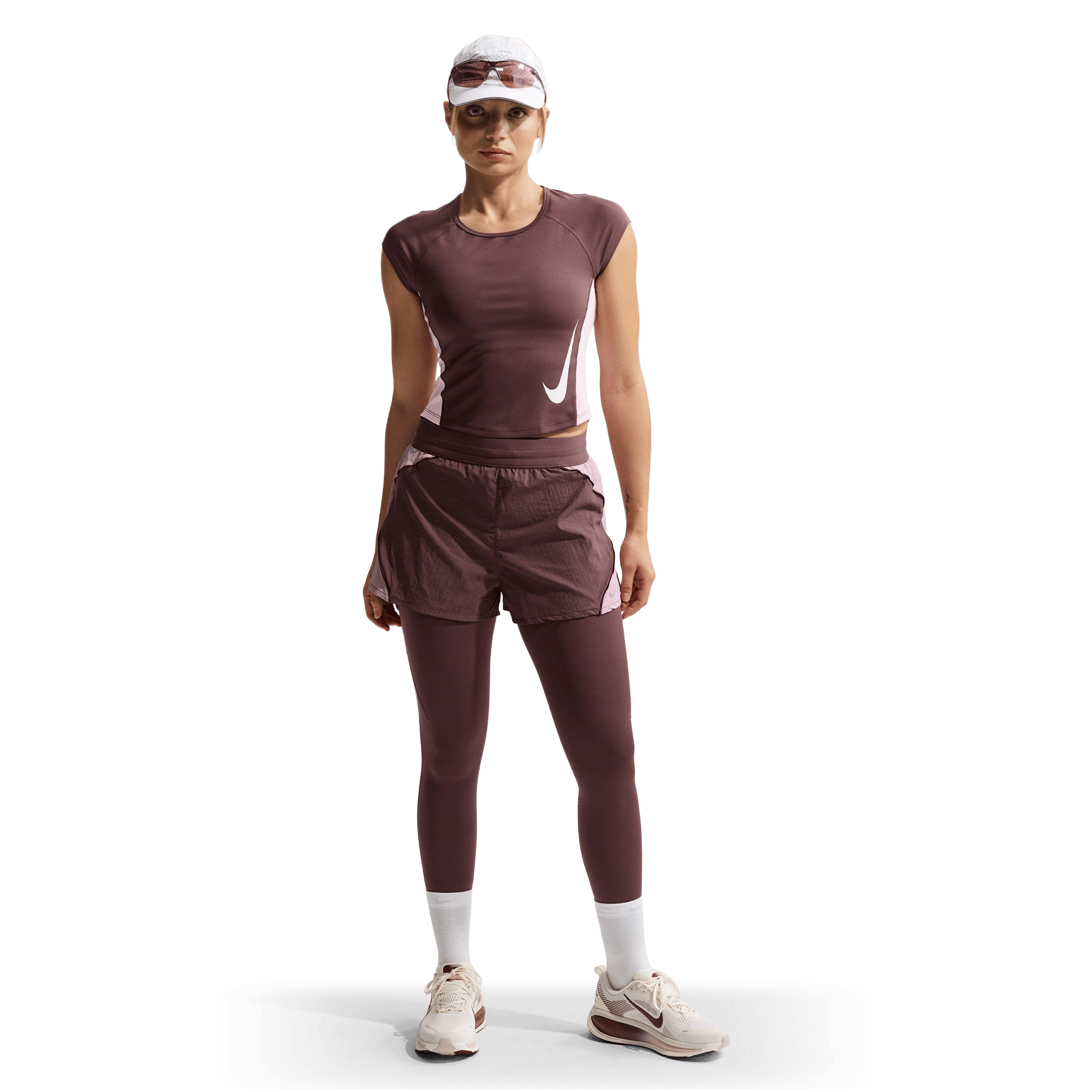 Womens Nike Swift Repel High-Waisted Brief-Lined Running Shorts