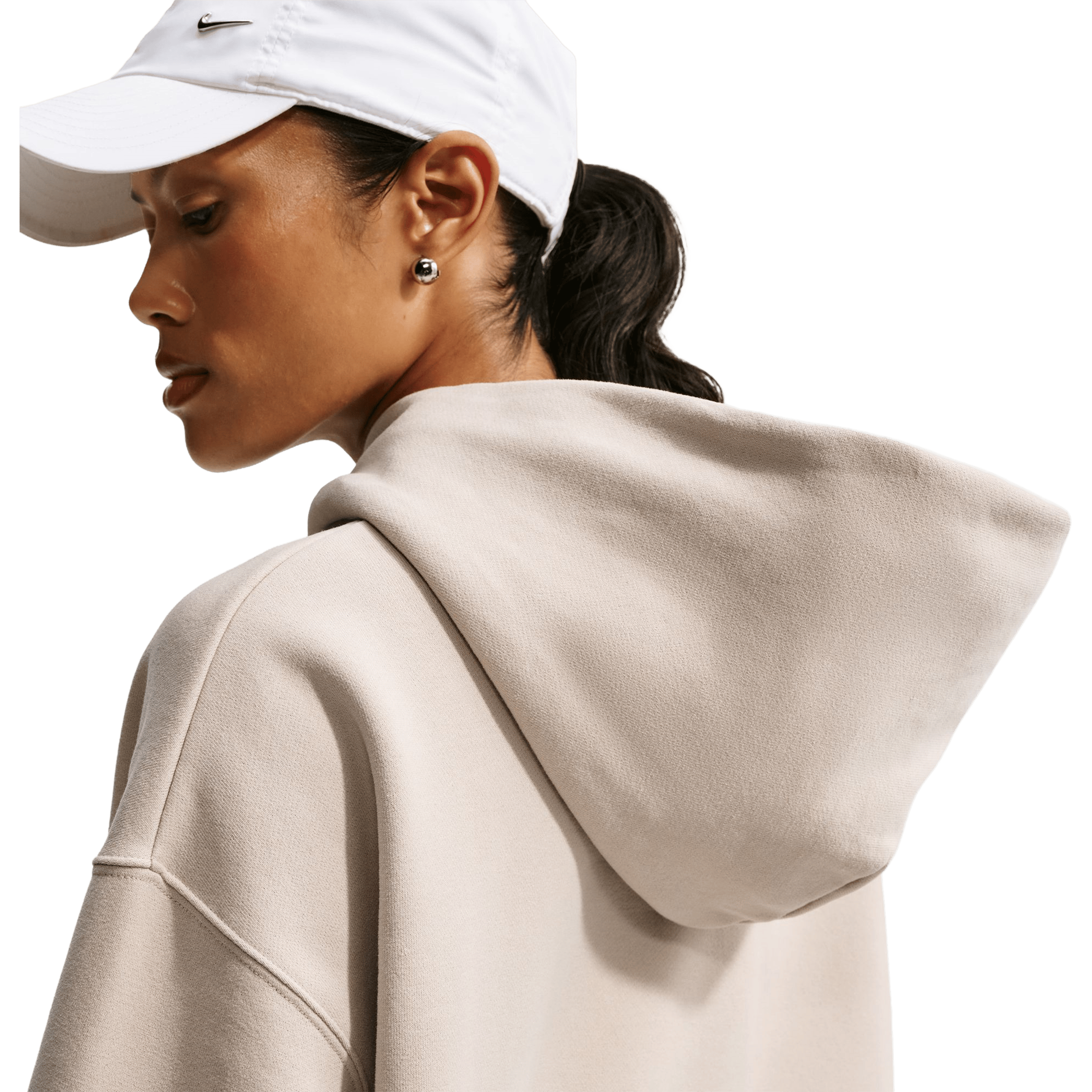Womens Nike Studio Fleece Medium Weight "Graphic Pack" Oversized Hoodie