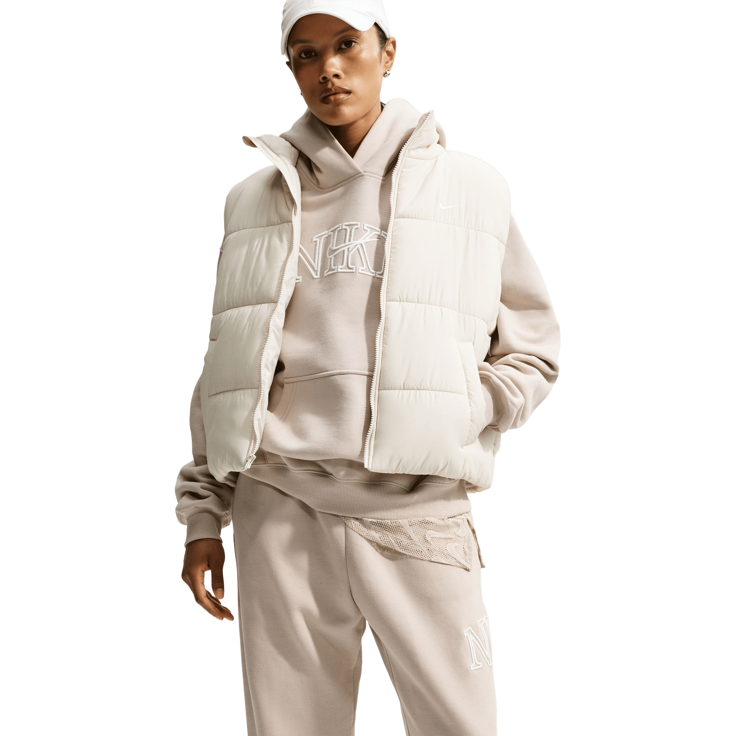 Womens Nike Studio Fleece Medium Weight "Graphic Pack" Oversized Hoodie