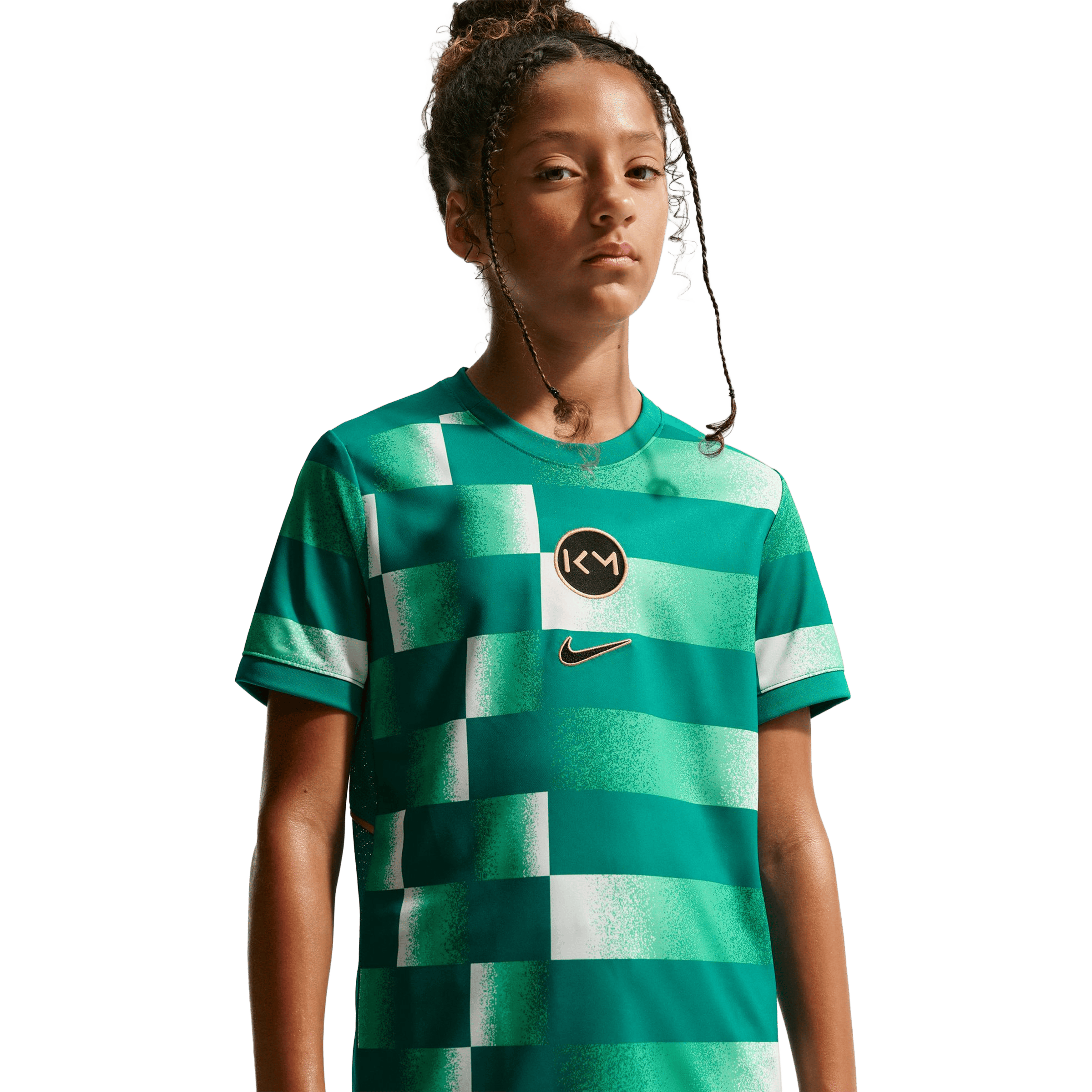 Kids Nike Kylian Mbappé' Academy (Bigger Kids) Dri-FIT Football Tee