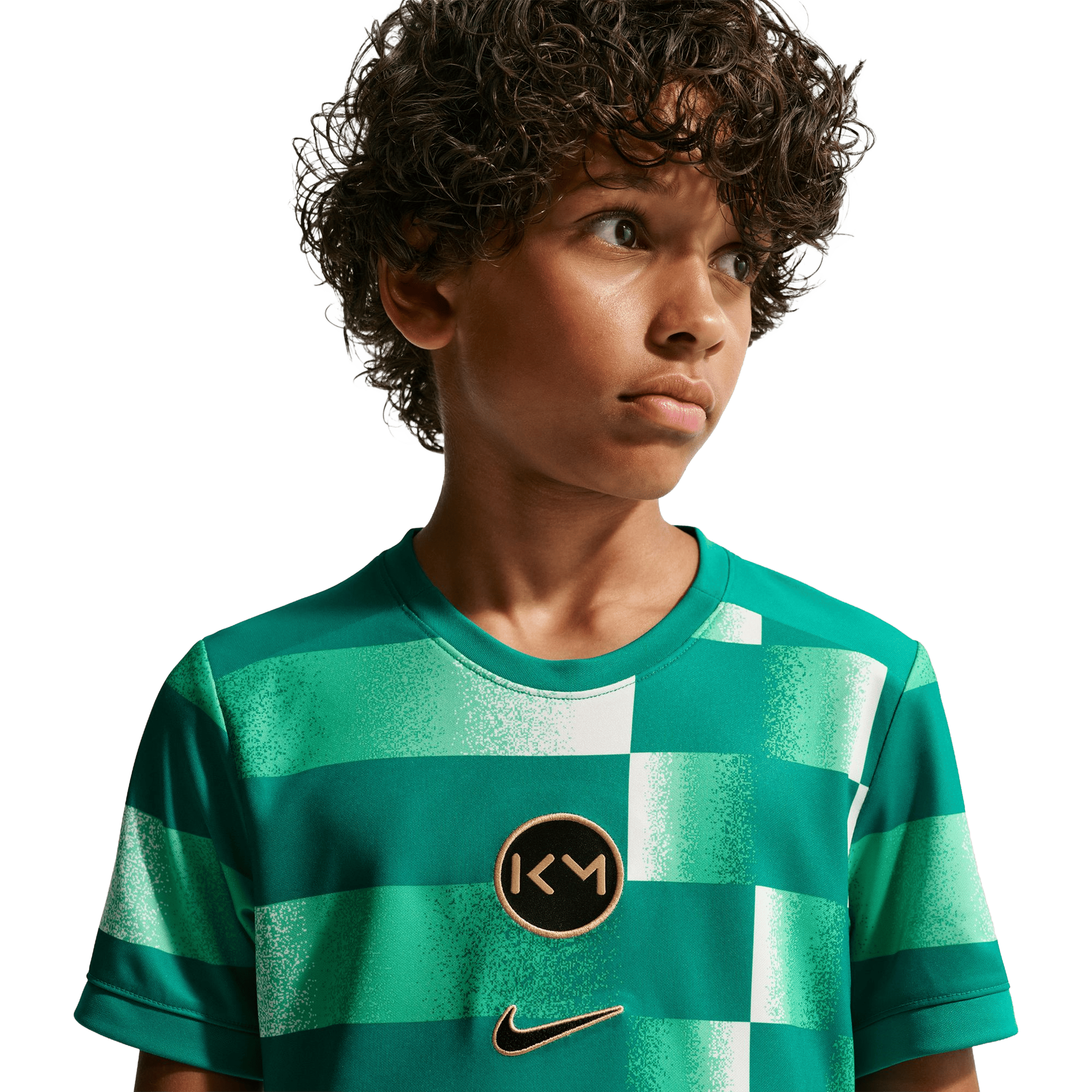 Kids Nike Kylian Mbappé' Academy (Bigger Kids) Dri-FIT Football Tee
