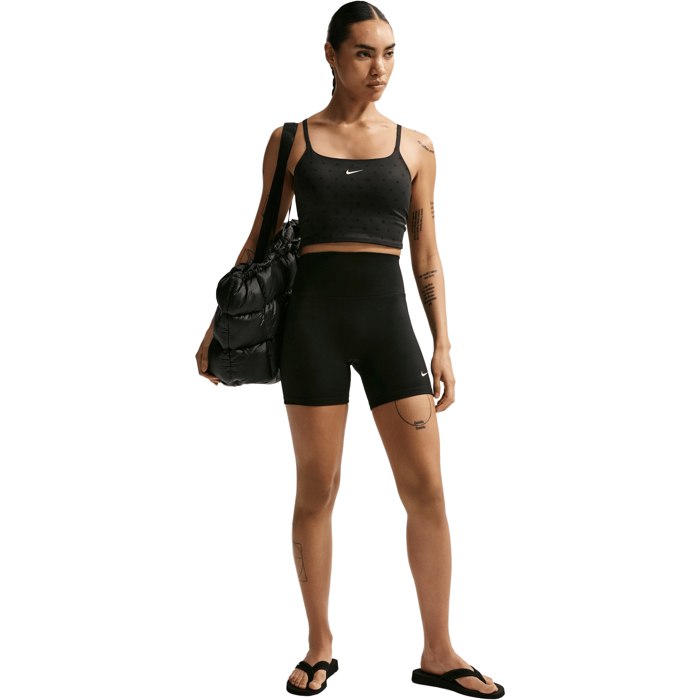 Womens Nike One High-Waisted (5") Biker Shorts