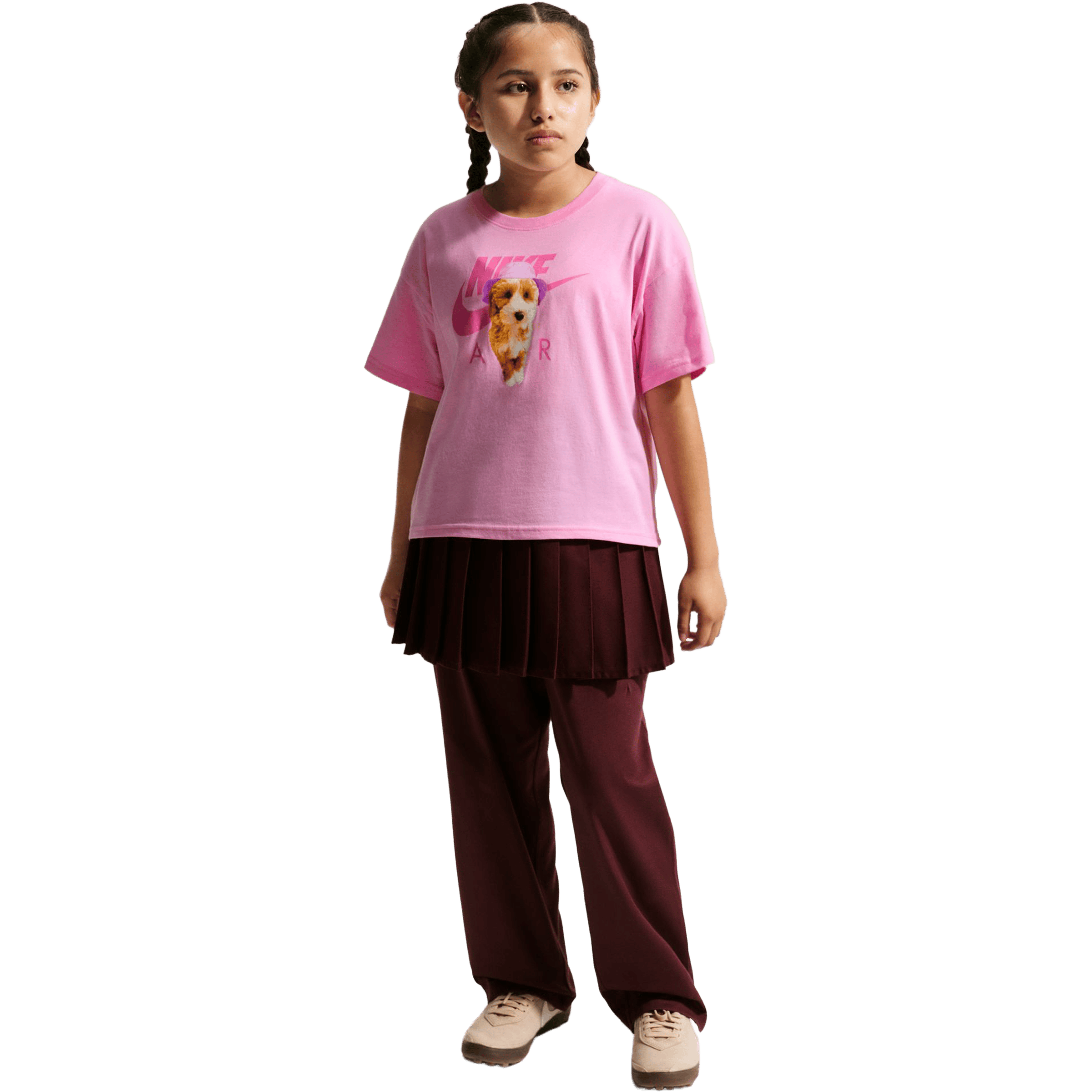 Kids Nike Sportswear Big Kids' (Girls) Boxy Tee