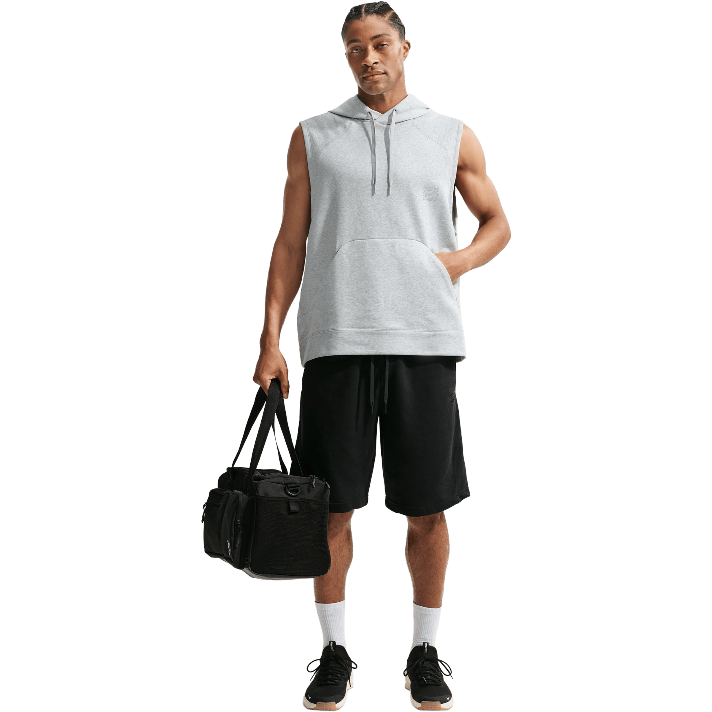Mens Nike N.A.C. Fleece Sleeveless Training Hoodie