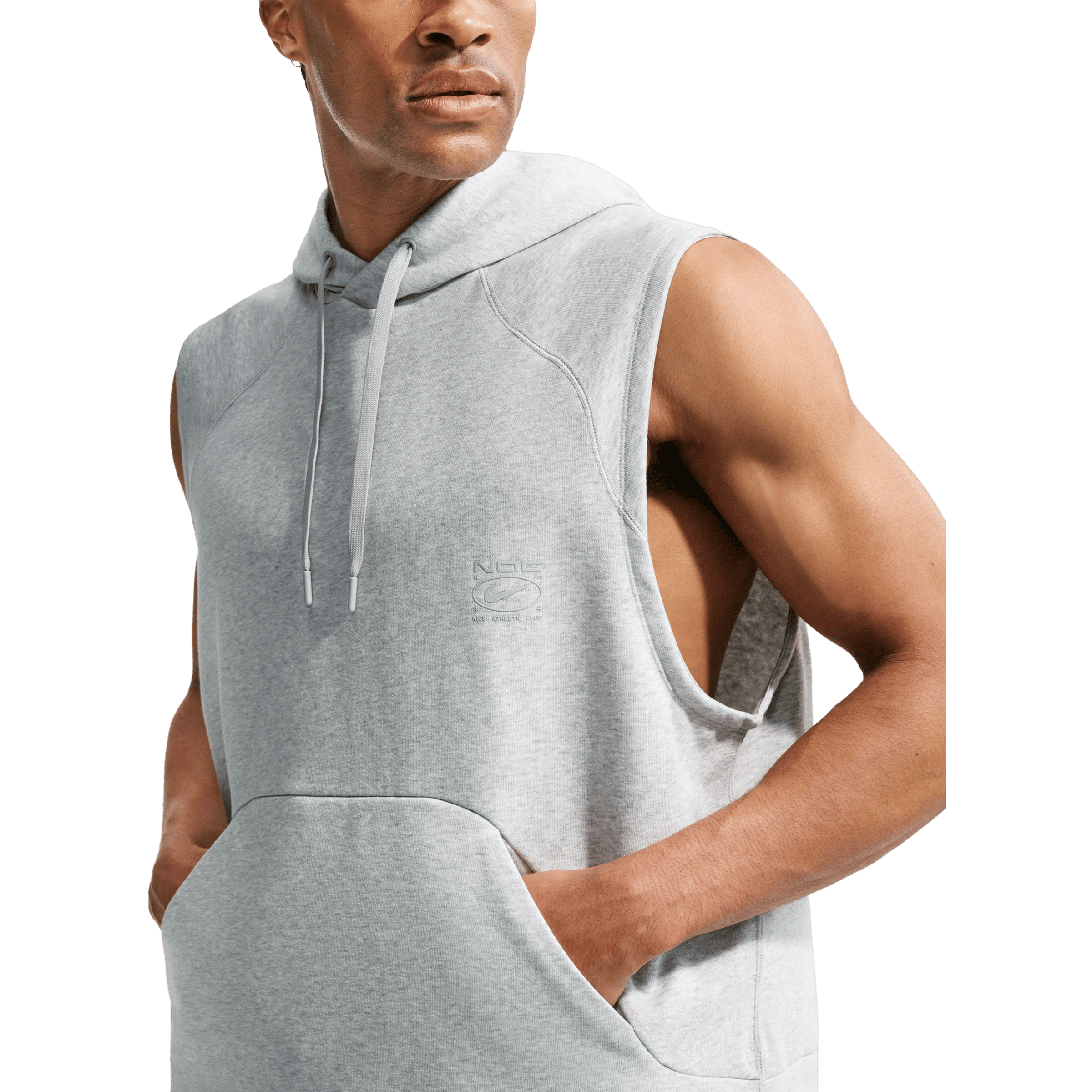 Mens Nike N.A.C. Fleece Sleeveless Training Hoodie