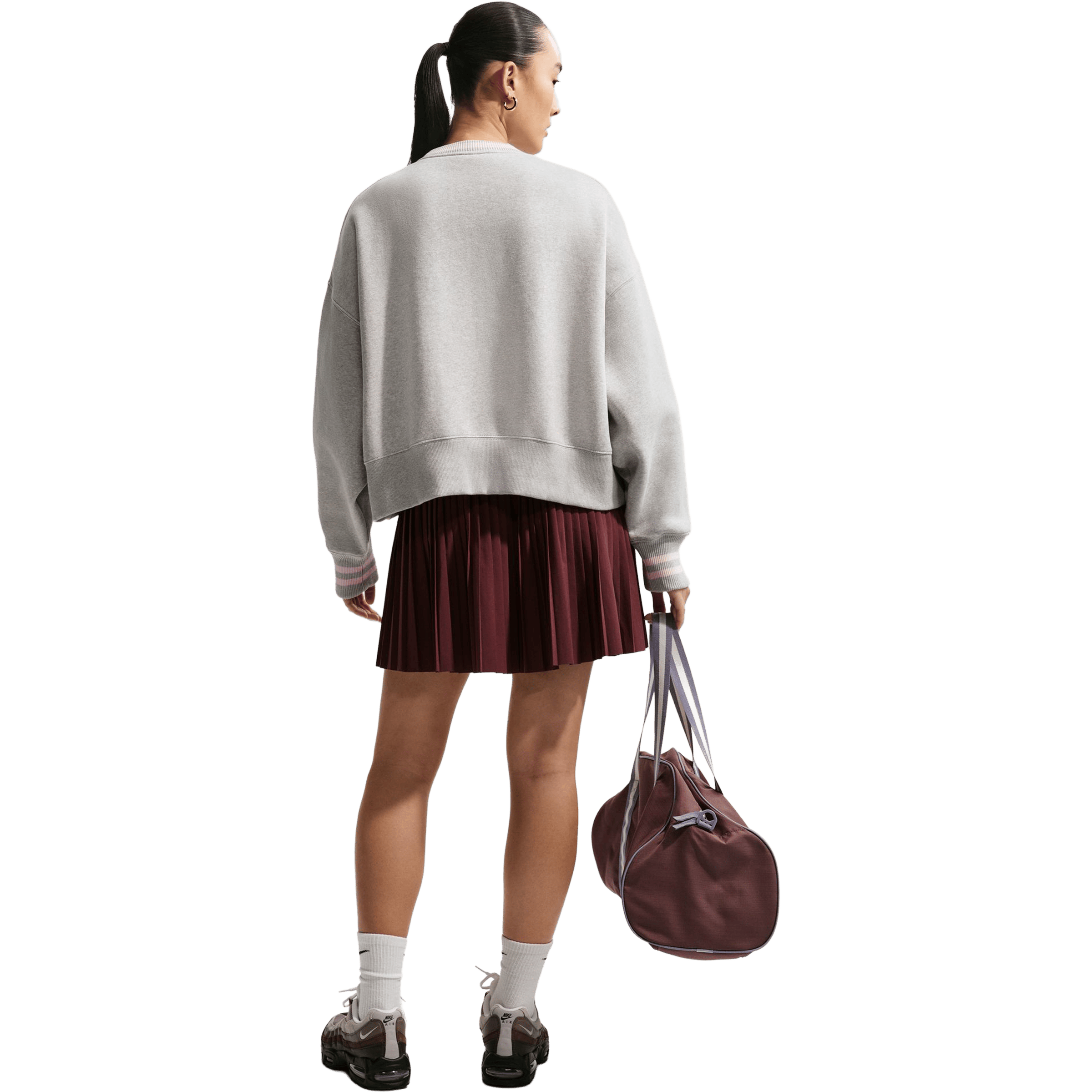 Womens Nike Phoenix Oversized Crewneck Sweatshirt