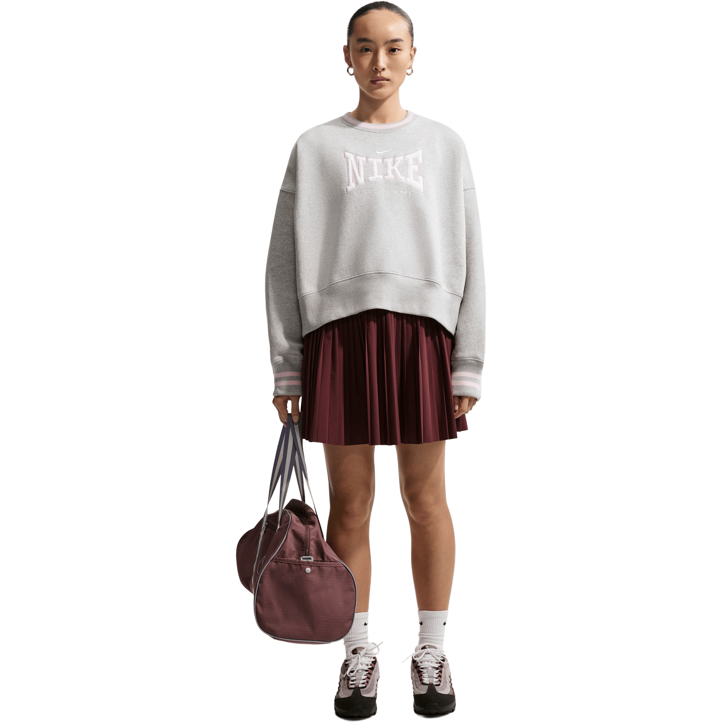 Womens Nike Phoenix Oversized Crewneck Sweatshirt