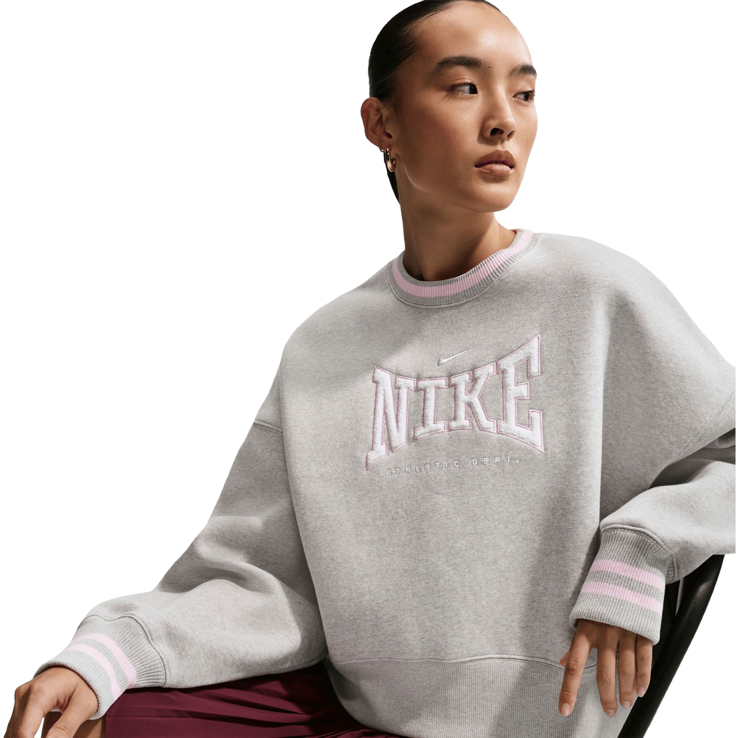 Womens Nike Phoenix Oversized Crewneck Sweatshirt