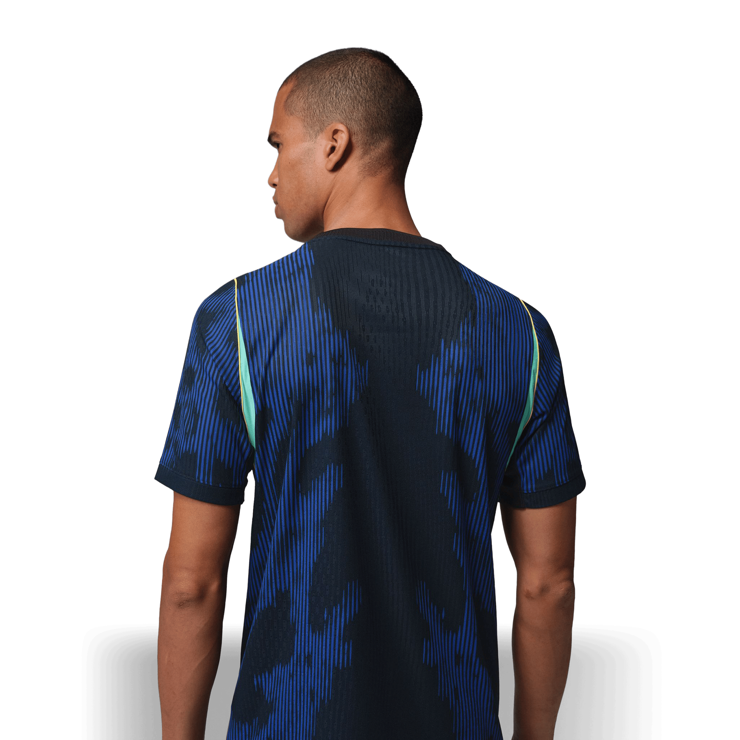 Mens Nike Brazil 26' Match Away Jordan Authentic Football Jersey