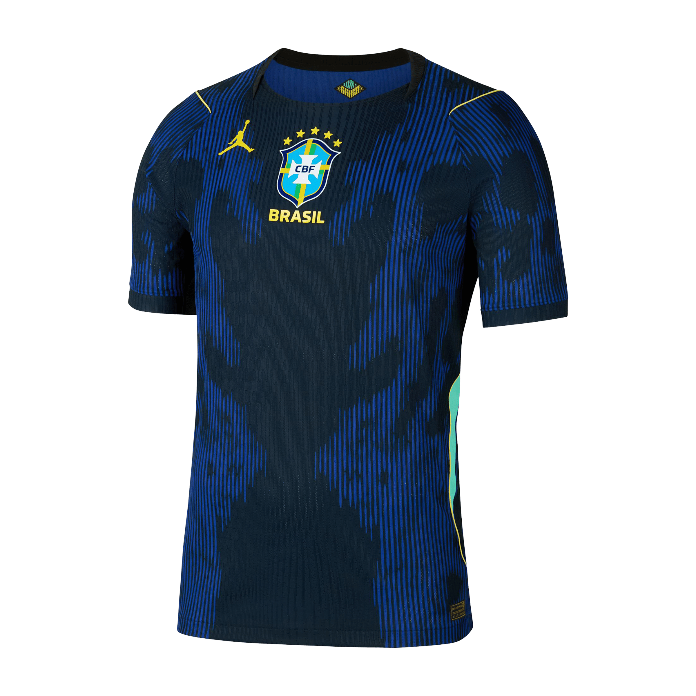 Mens Nike Brazil 26' Match Away Jordan Authentic Football Jersey