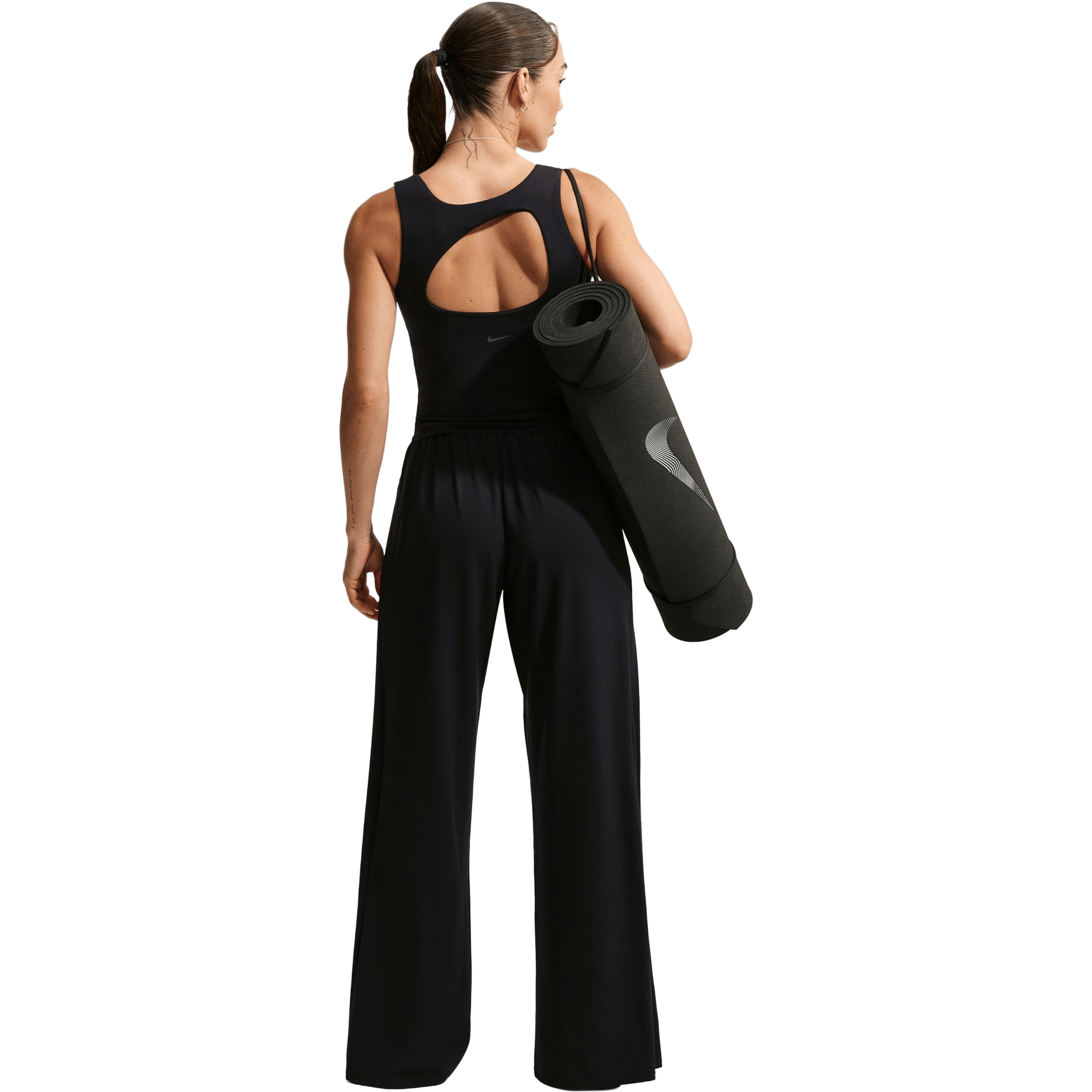 Womens Nike Zenvy Mid-Rise Wide-Leg Pants