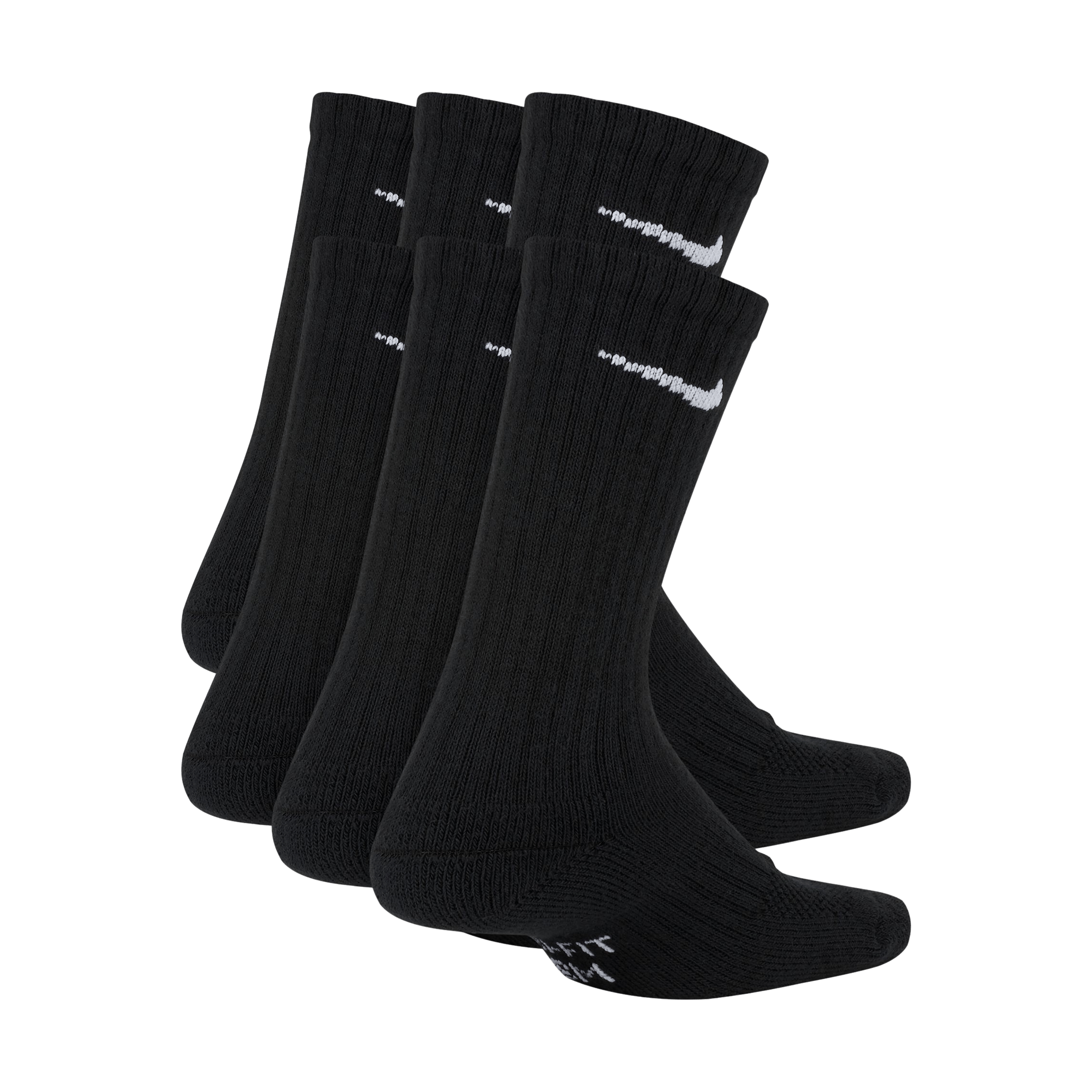 Kids Nike Everyday Cushioned (6pk) Crew Socks