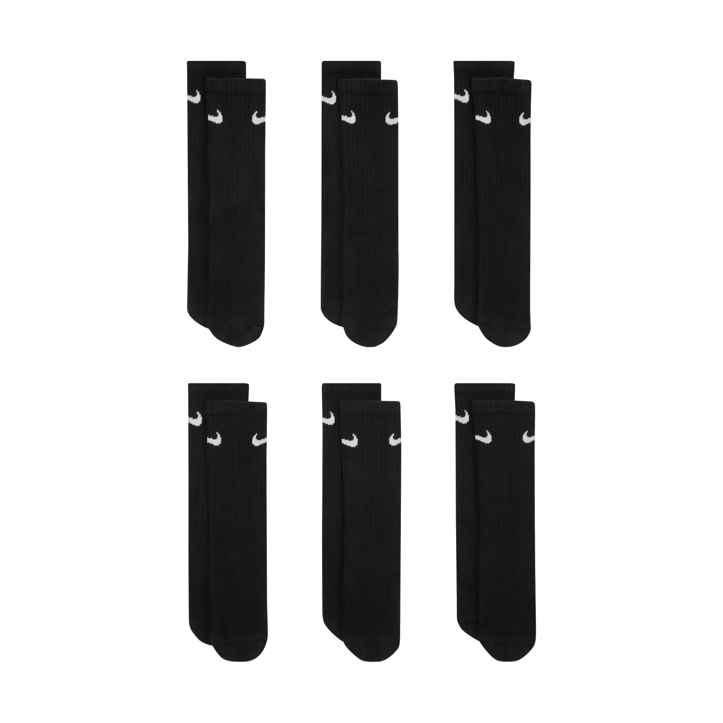 Kids Nike Everyday Cushioned (6pk) Crew Socks