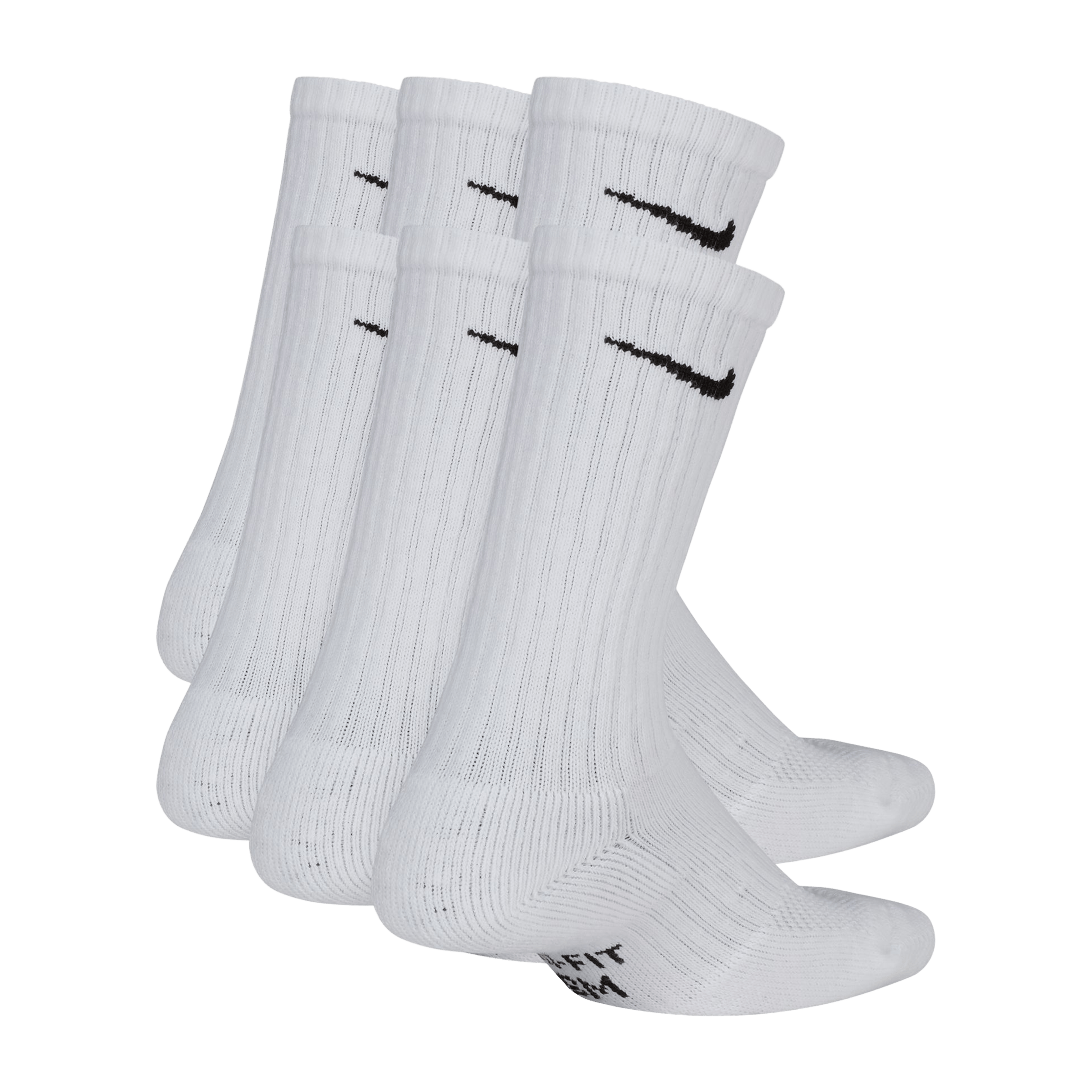Kids Nike Everyday Cushioned (6pk) Crew Socks