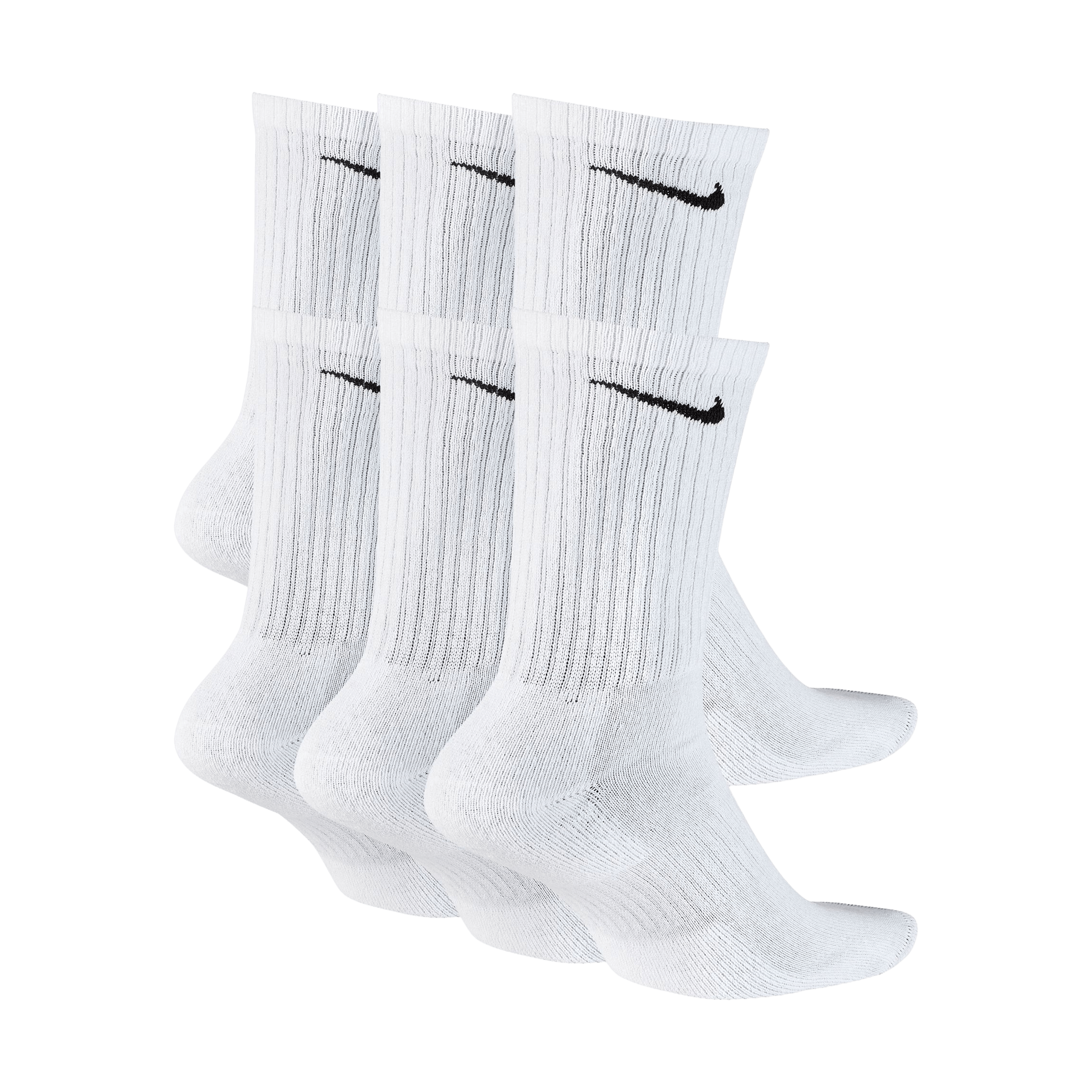 Unisex Nike (6pk) Everyday Cushioned Training Crew Socks