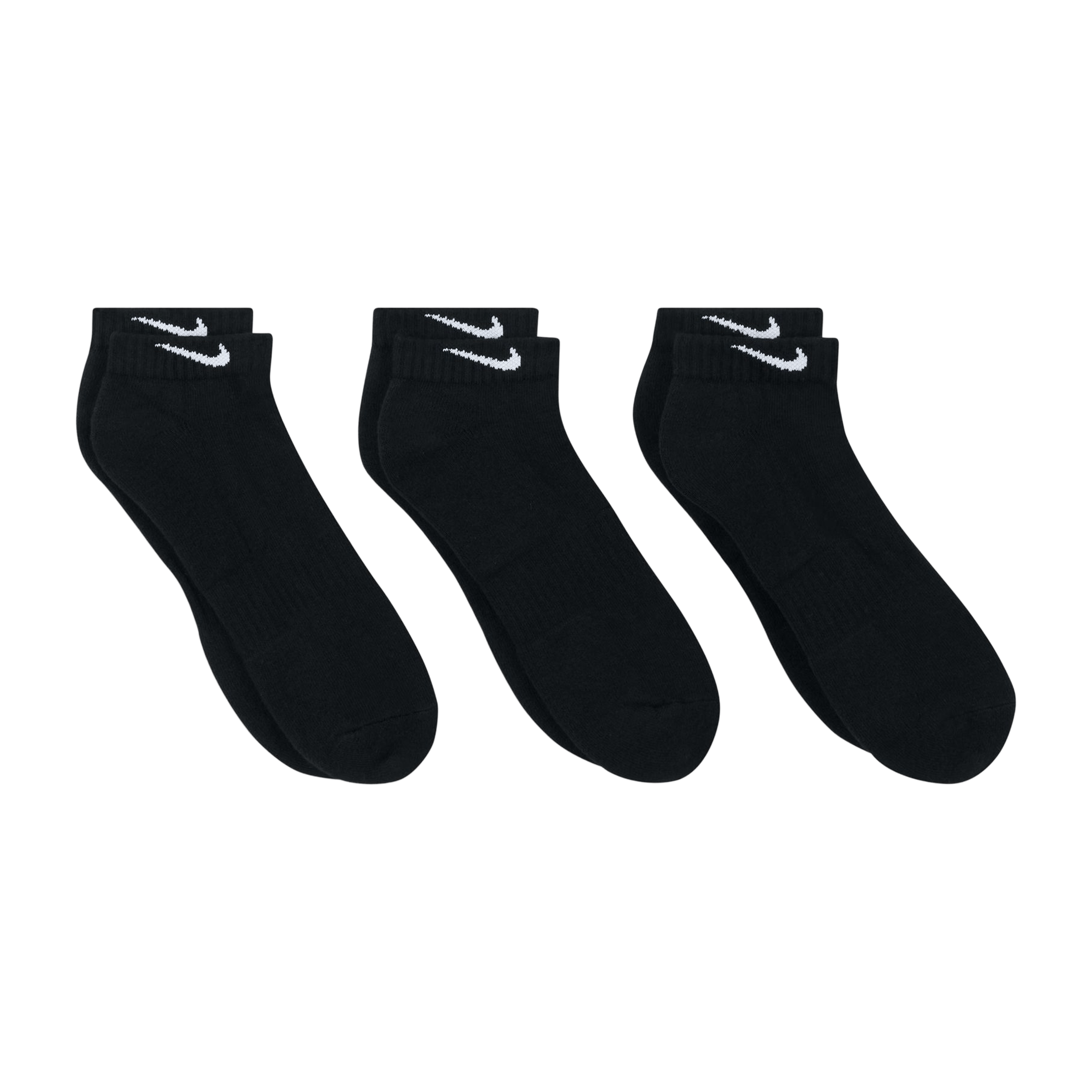 Unisex Nike Everyday Cushioned Training (3pk) Low Socks