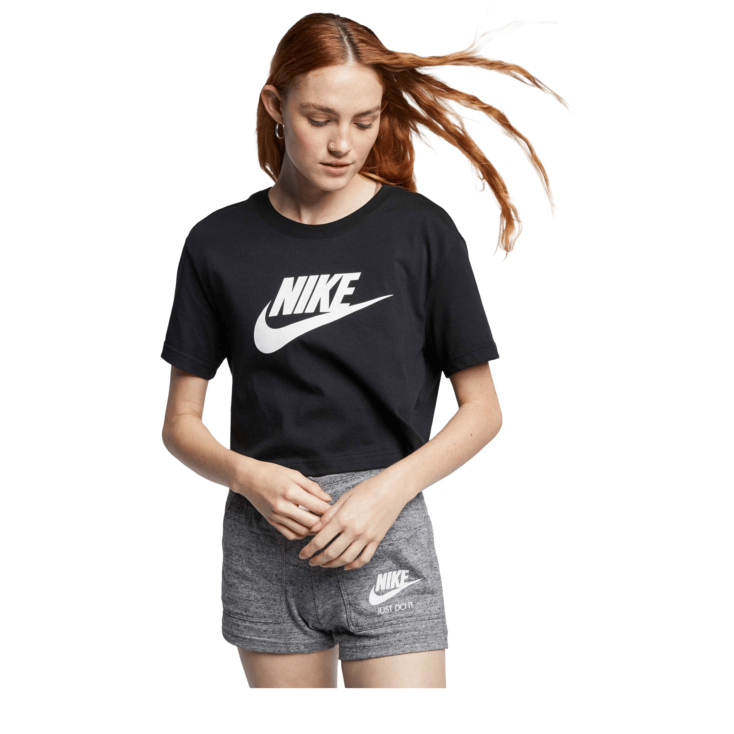 Womens Nike Club Essentials Crop Tee