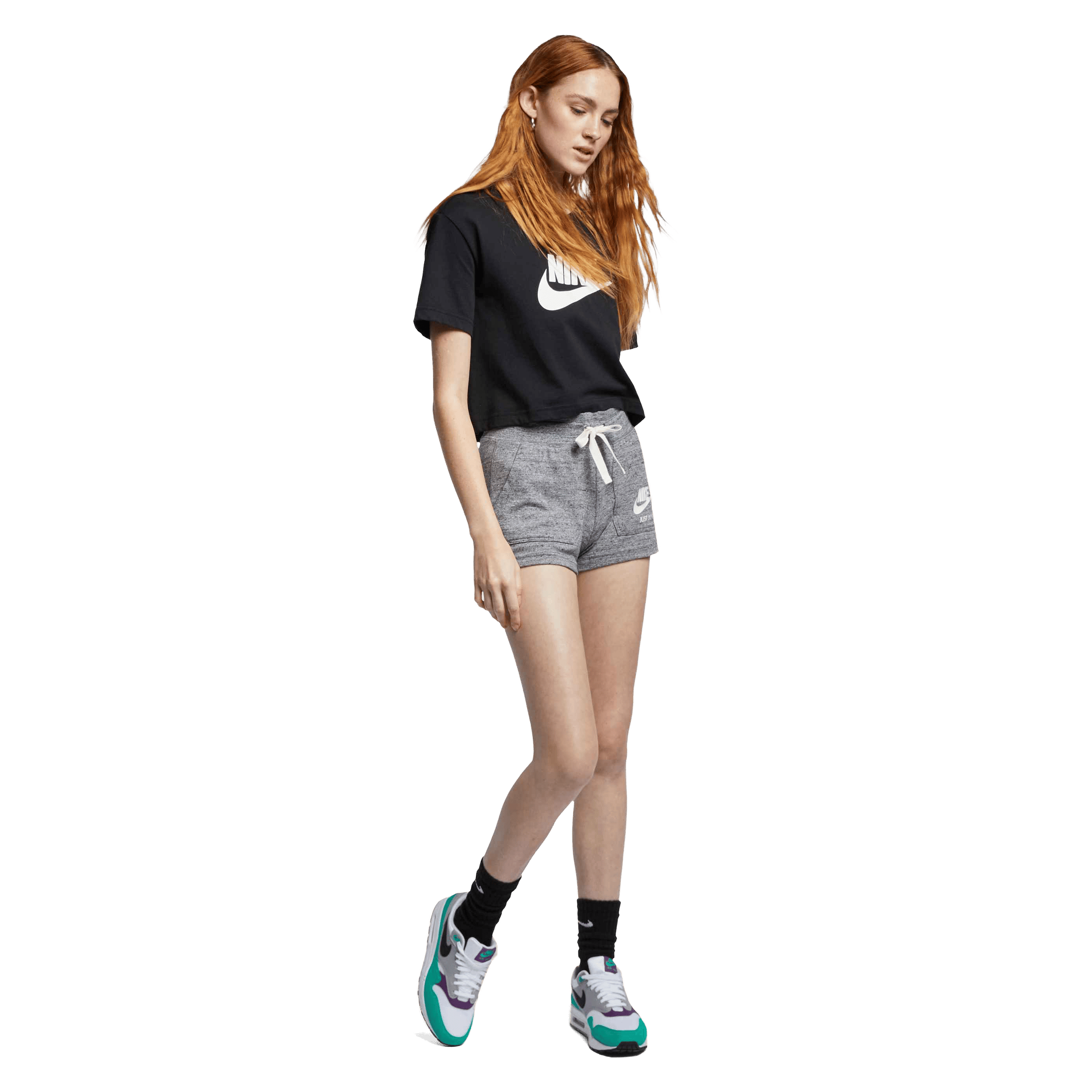 Womens Nike Club Essentials Crop Tee