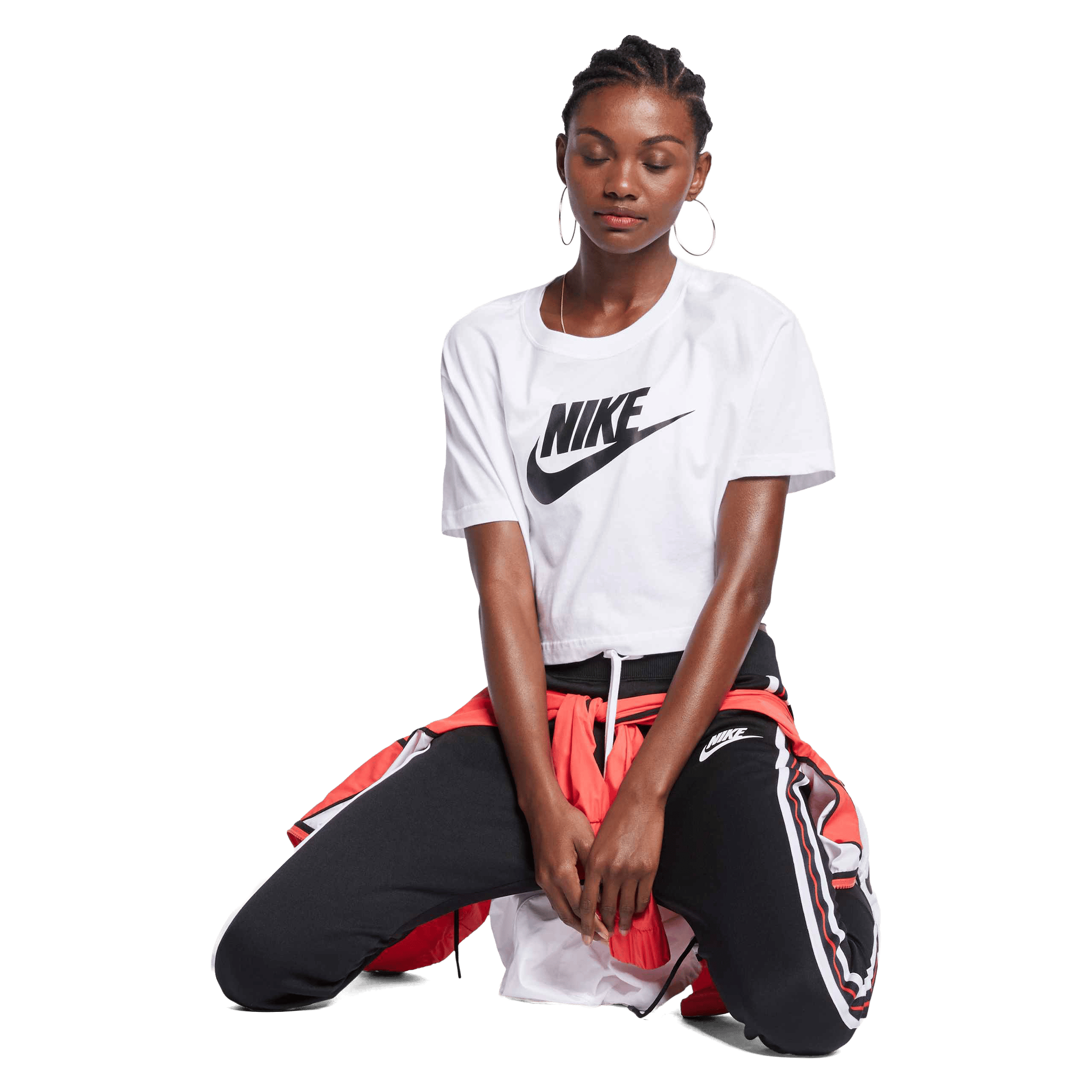 Womens Nike Club Essentials Crop Tee