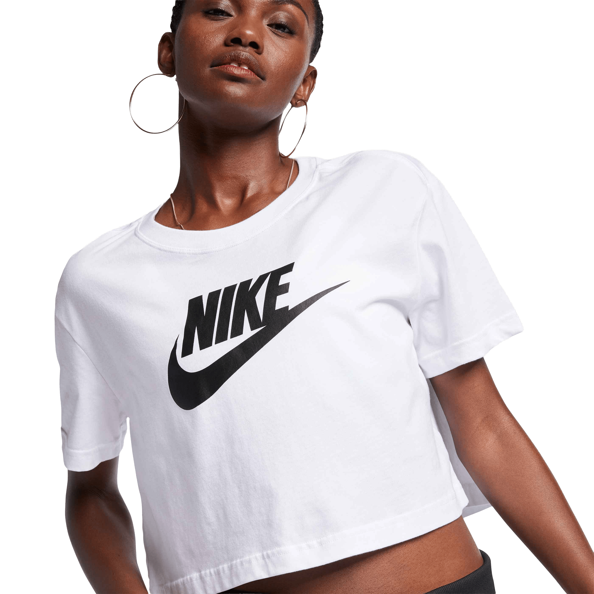 Womens Nike Club Essentials Crop Tee