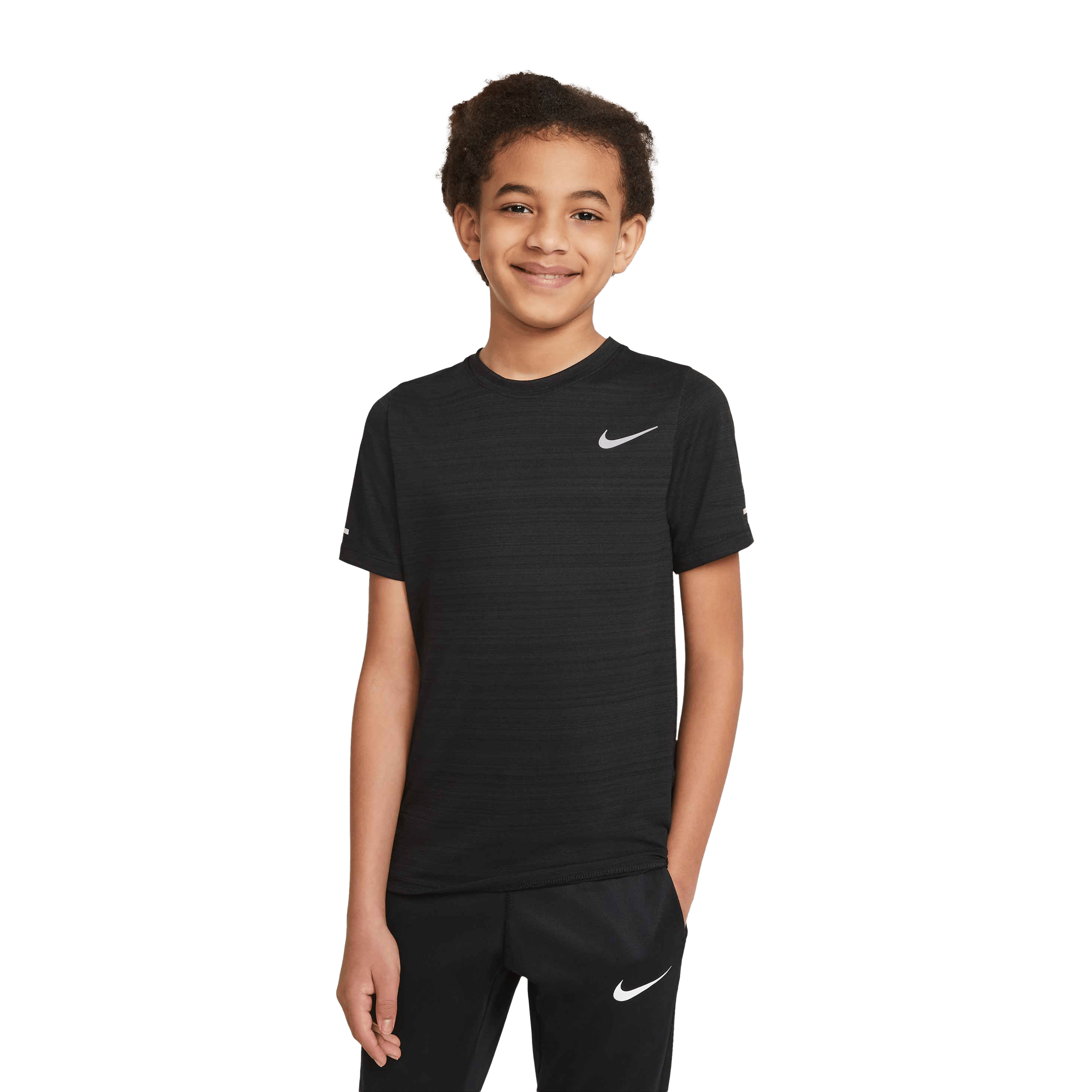 Kids Nike Multi Short Sleeve Miler Tee