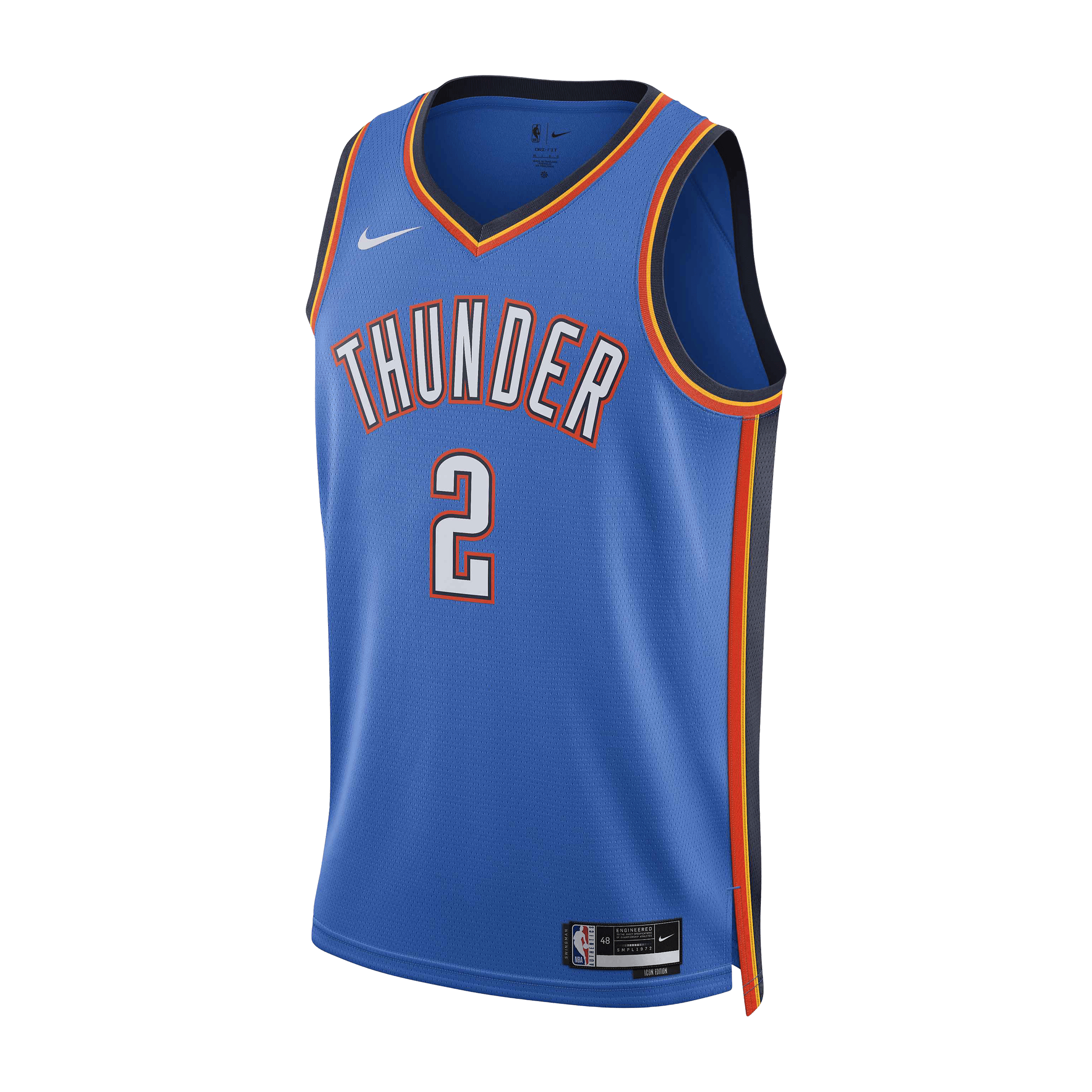 Mens Nike Oklahoma City Thunder Icon Edition 22 NBA Basketball Jersey