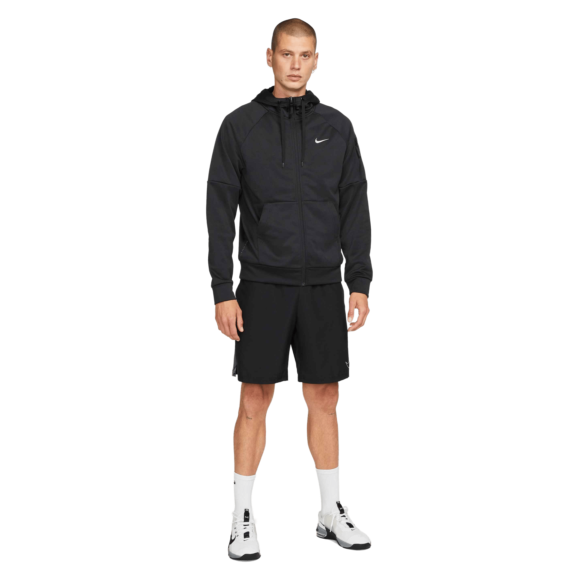 Mens Nike Therma-FIT Full-Zip Fitness Top