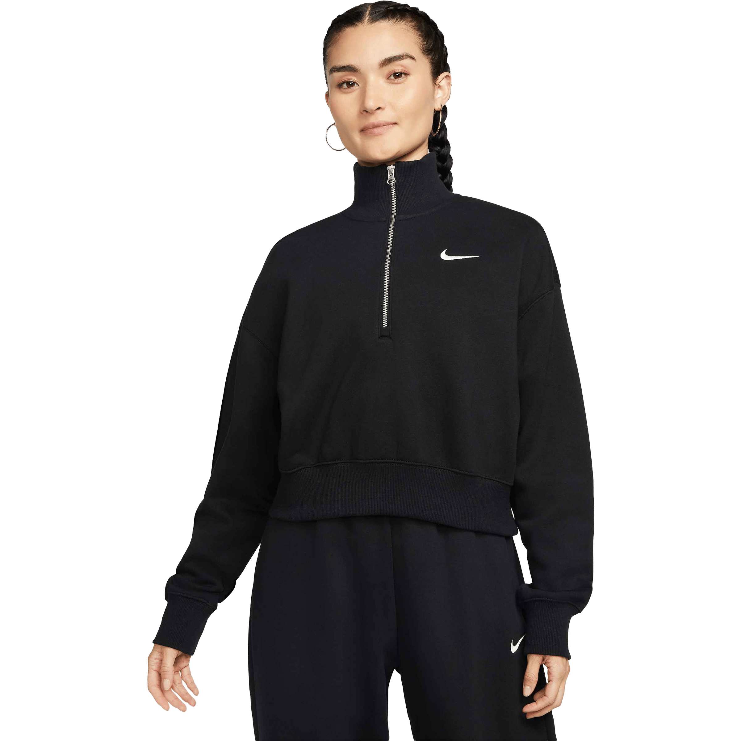 Womens Nike Sportswear Style Pheonix Cropped Sweatshirt