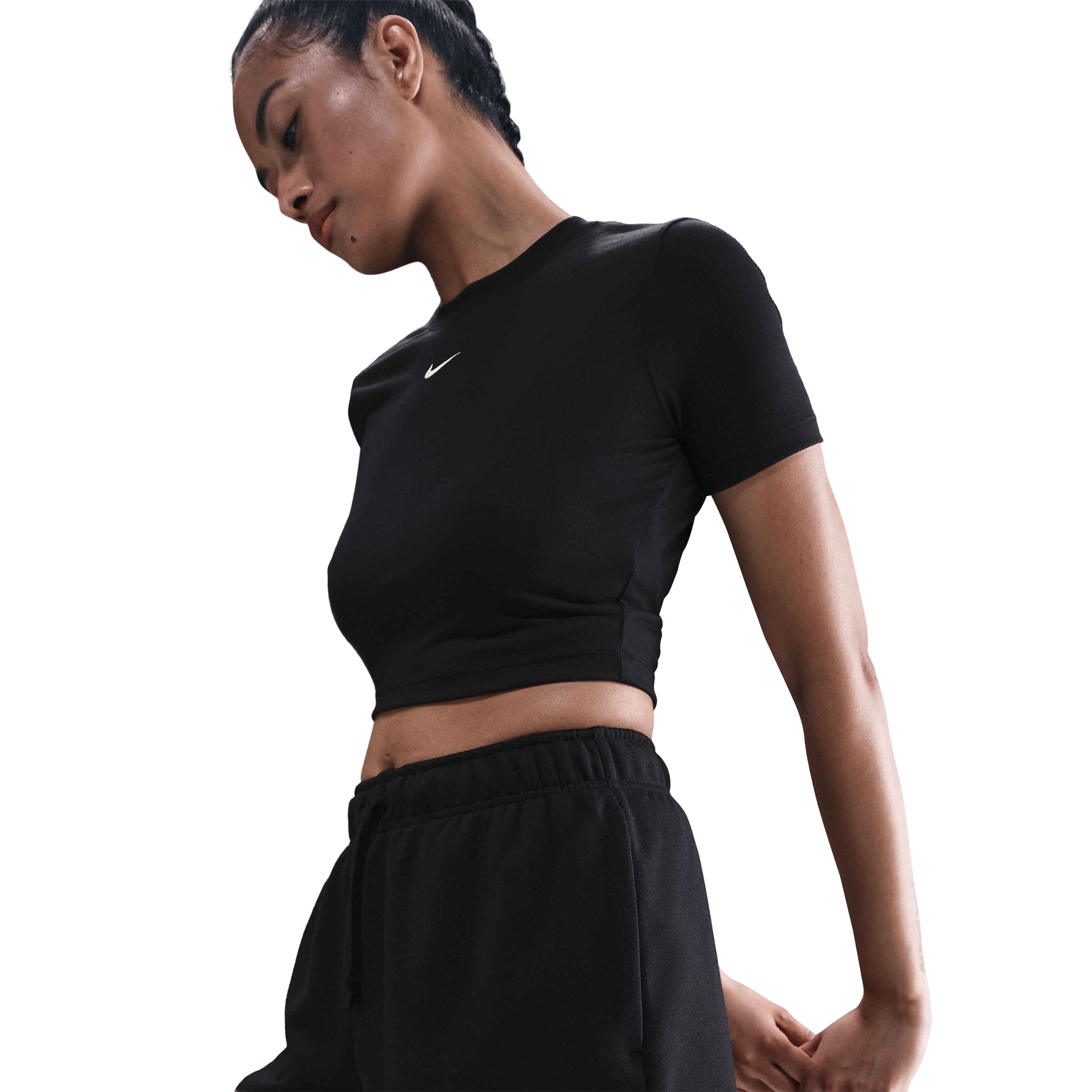 Womens Nike Mid-Rise Fleece Shorts