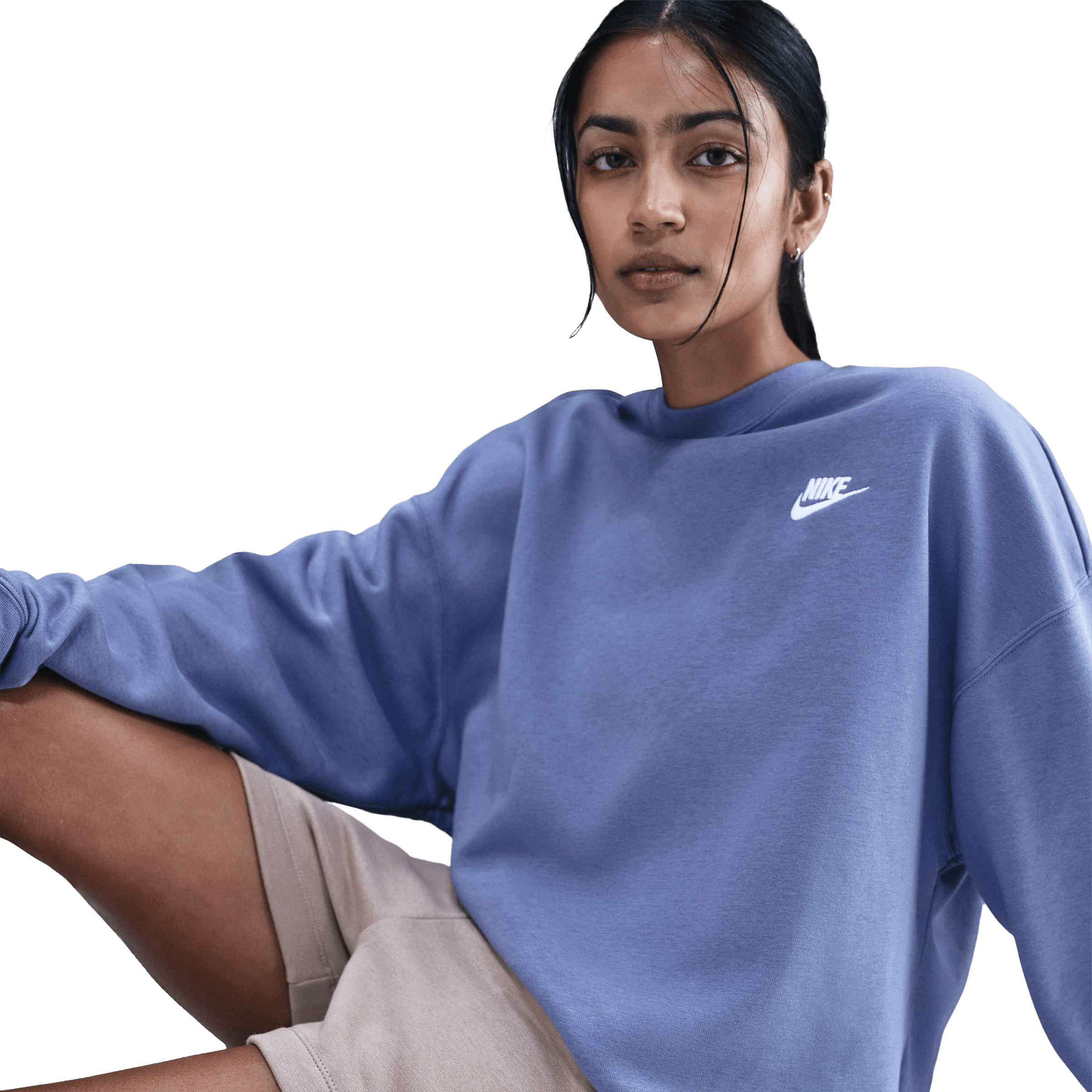 Womens Nike Mid-Rise Fleece Shorts