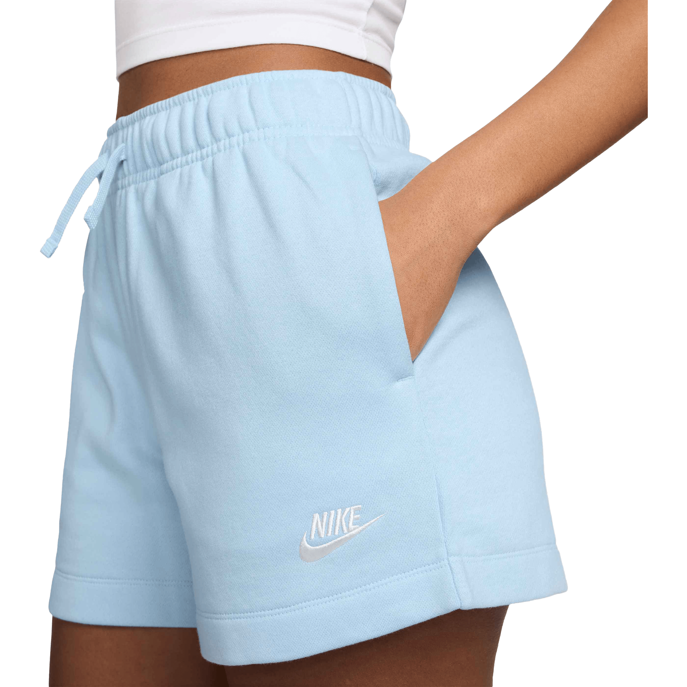 Womens Nike Mid-Rise Fleece Shorts