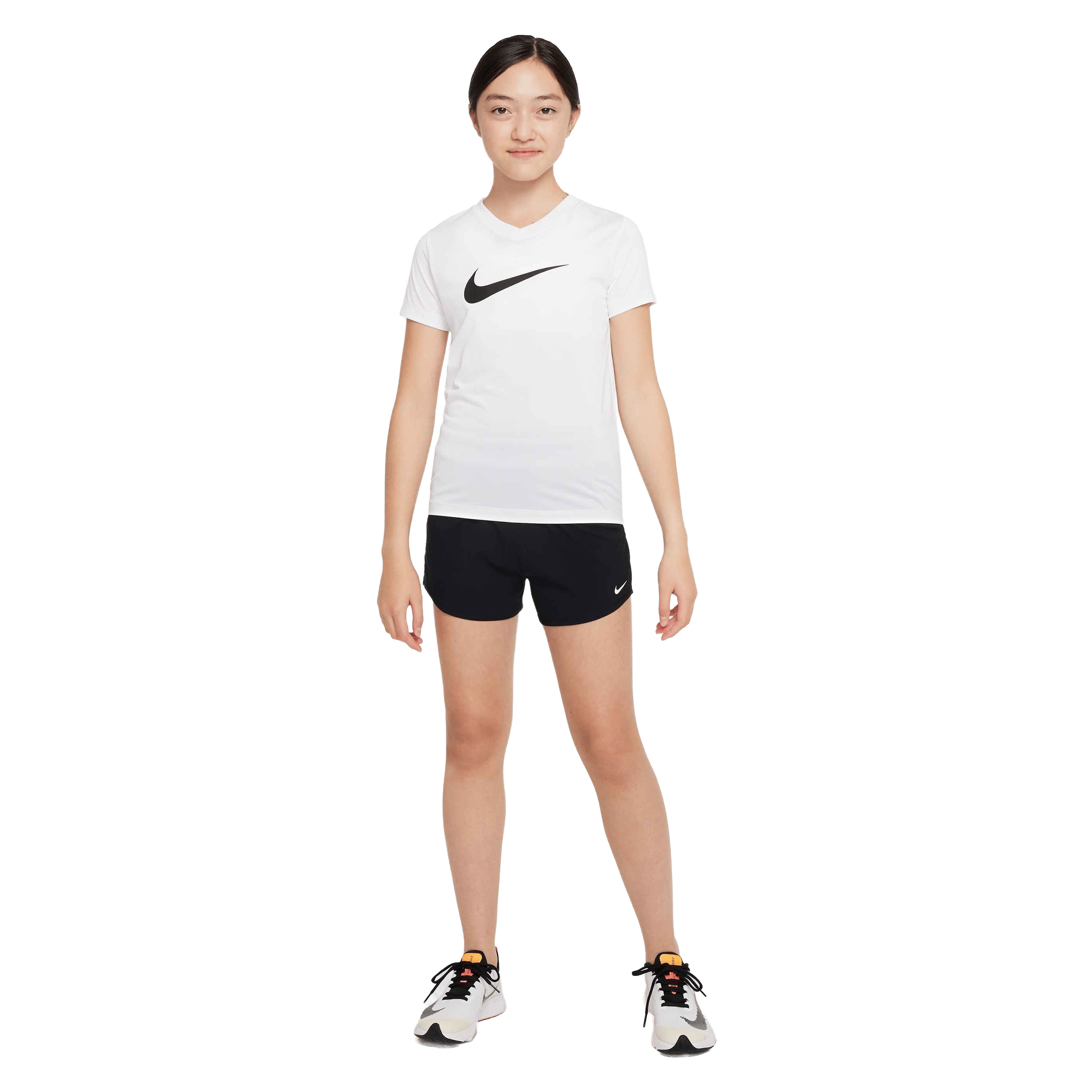 Kids Nike Dri-FIT High-Waisted Woven Training Shorts
