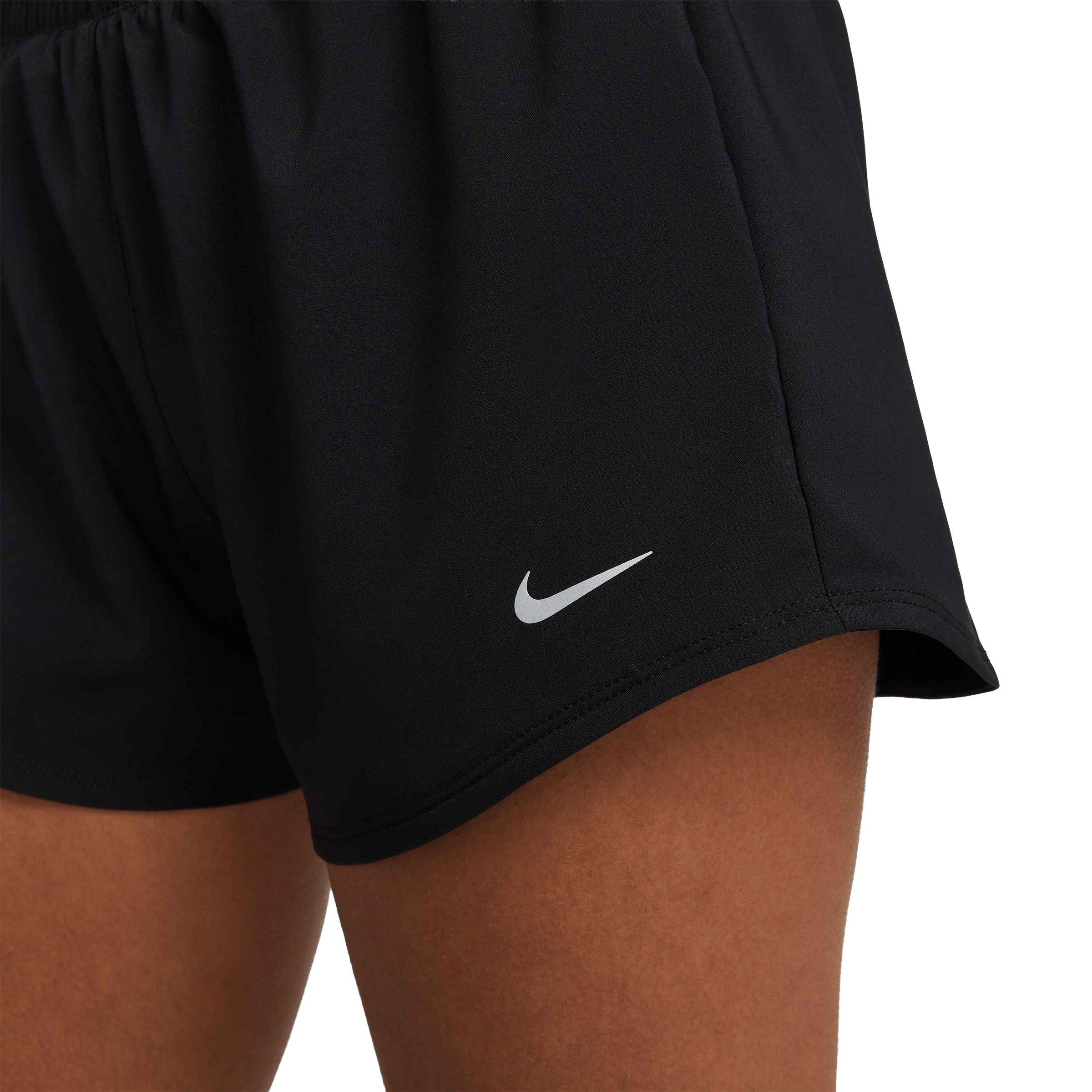Womens Nike One Dri-FIT Mid-Rise (3") Brief-Lined Shorts
