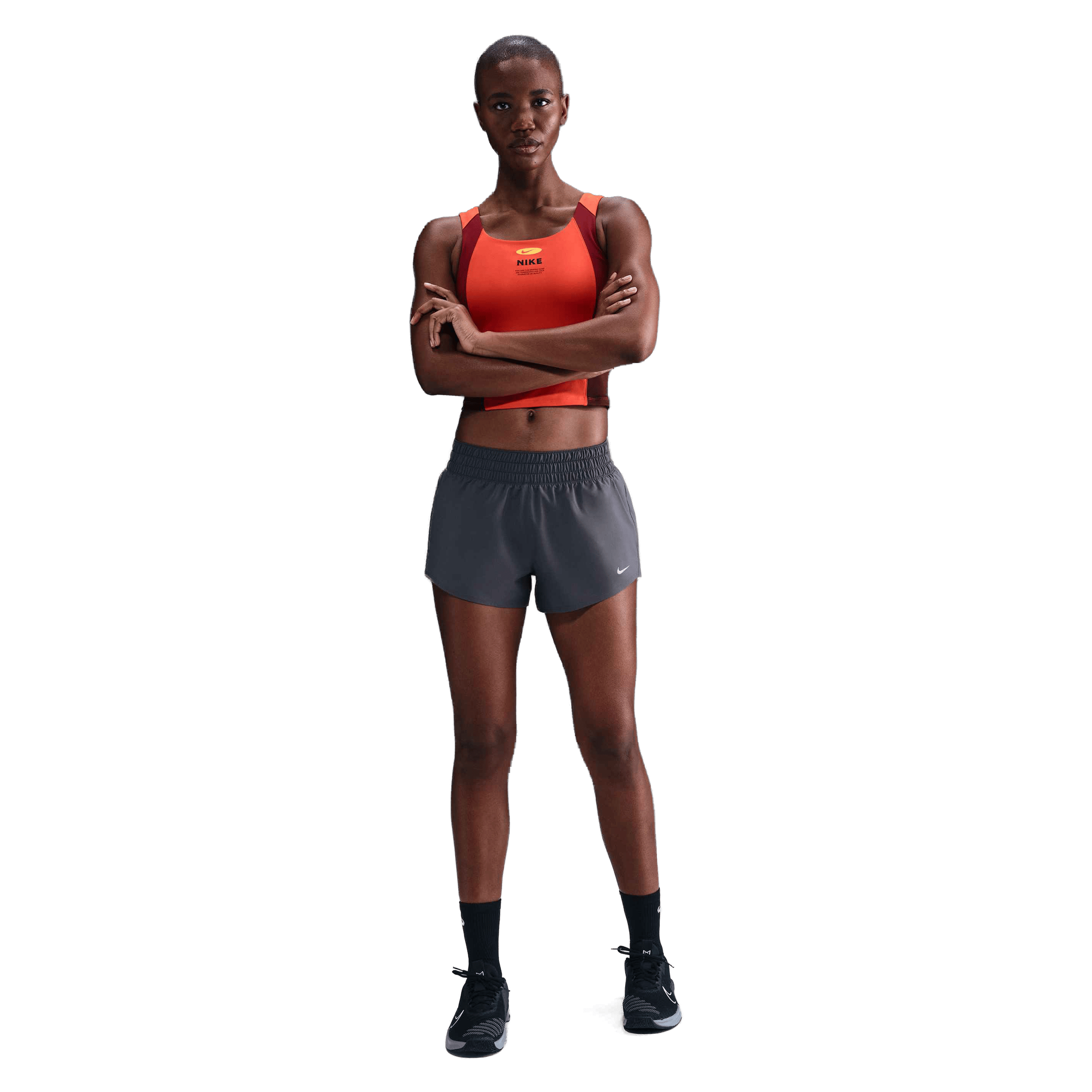 Womens Nike One Dri-FIT Mid-Rise (3") Brief-Lined Shorts