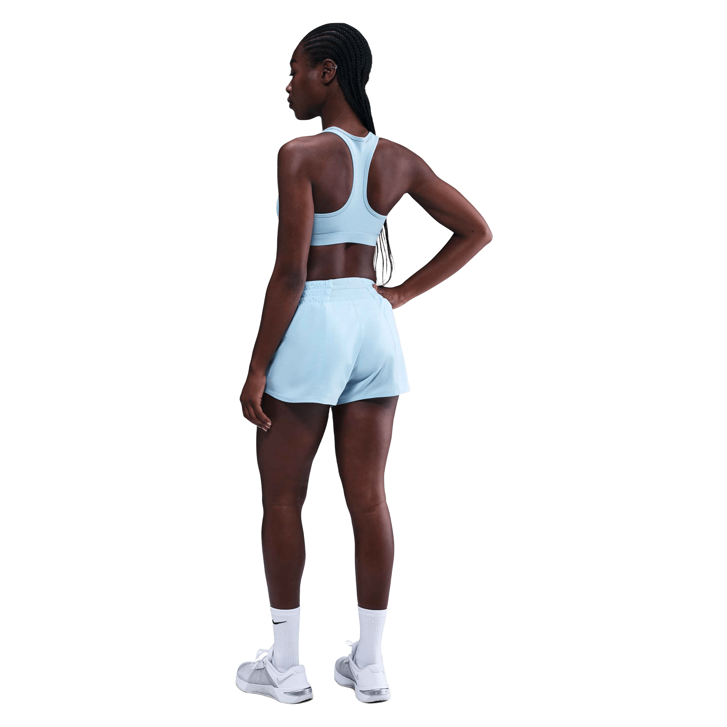 Womens Nike One Dri-FIT Mid-Rise (3") Brief-Lined Shorts