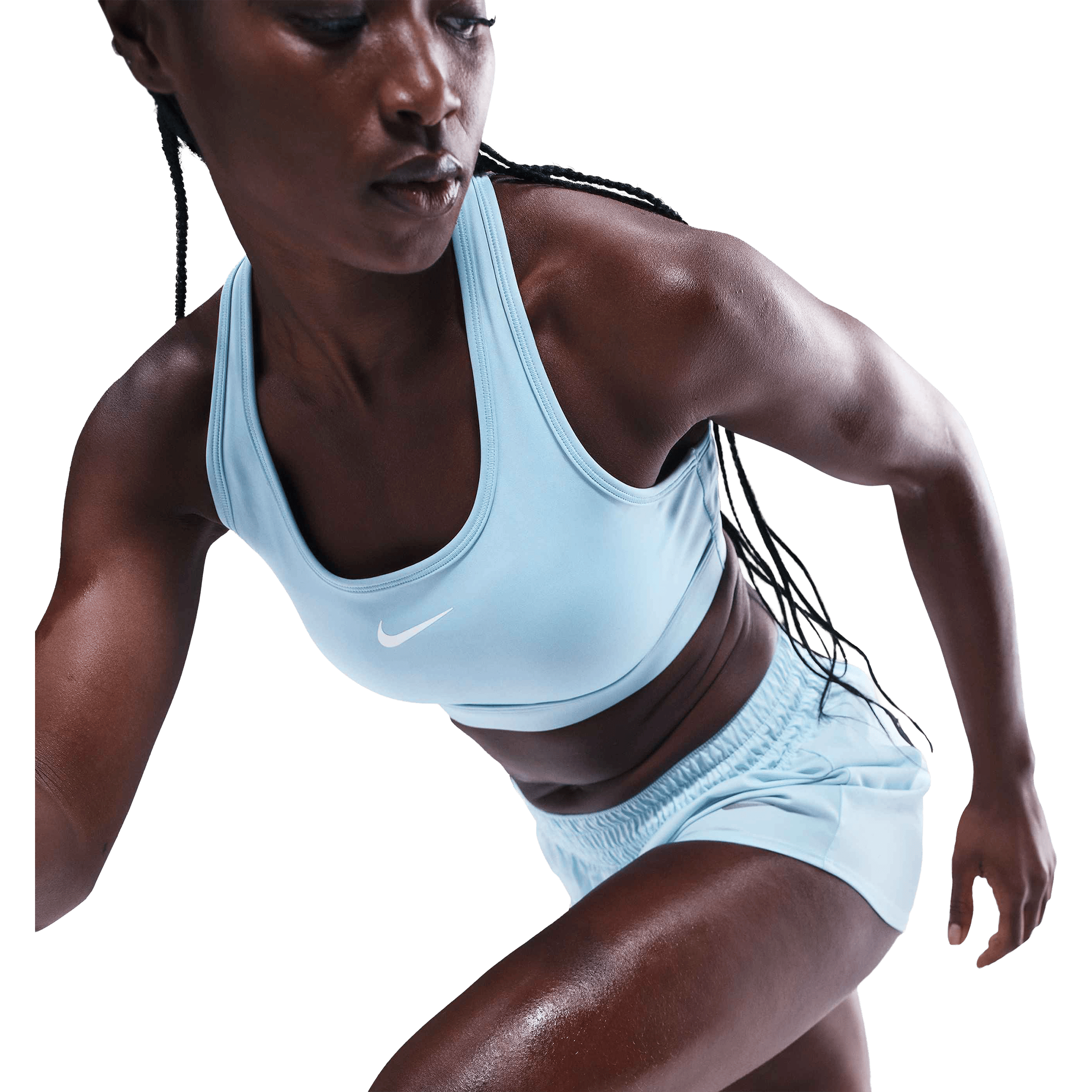 Womens Nike One Dri-FIT Mid-Rise (3") Brief-Lined Shorts
