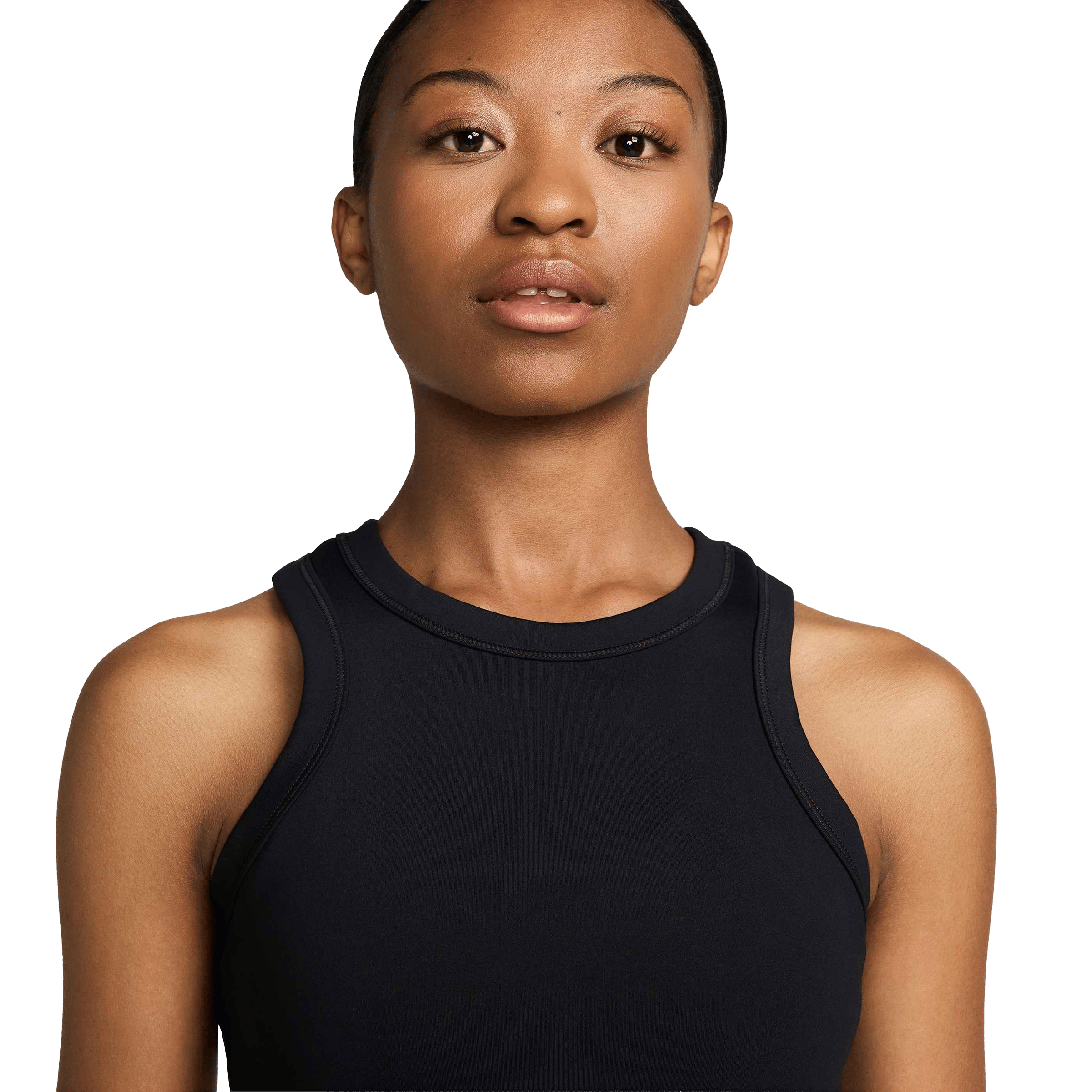 Womens Nike One Dri-FIT Cropped Mid Layer Top