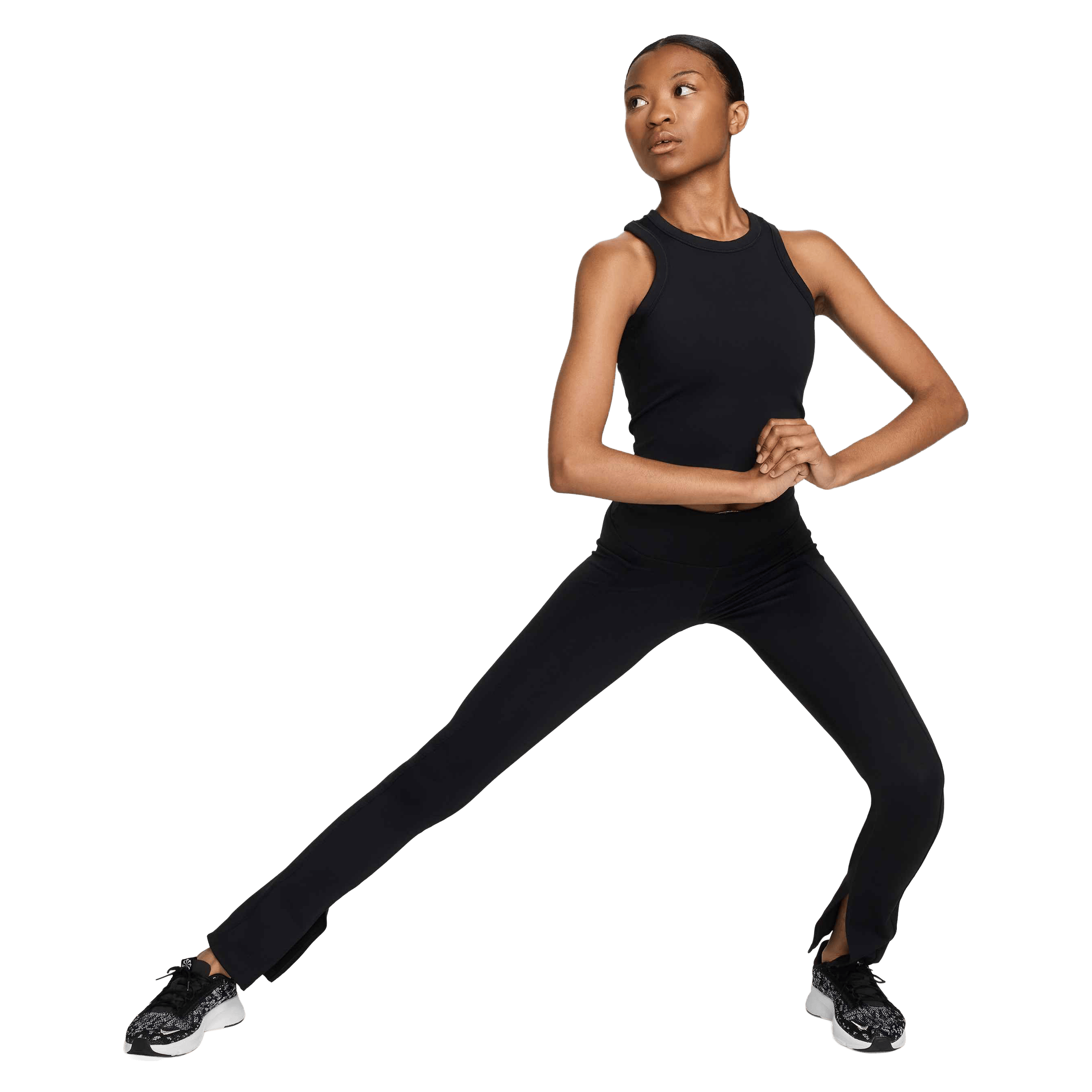 Womens Nike One Dri-FIT Cropped Mid Layer Top