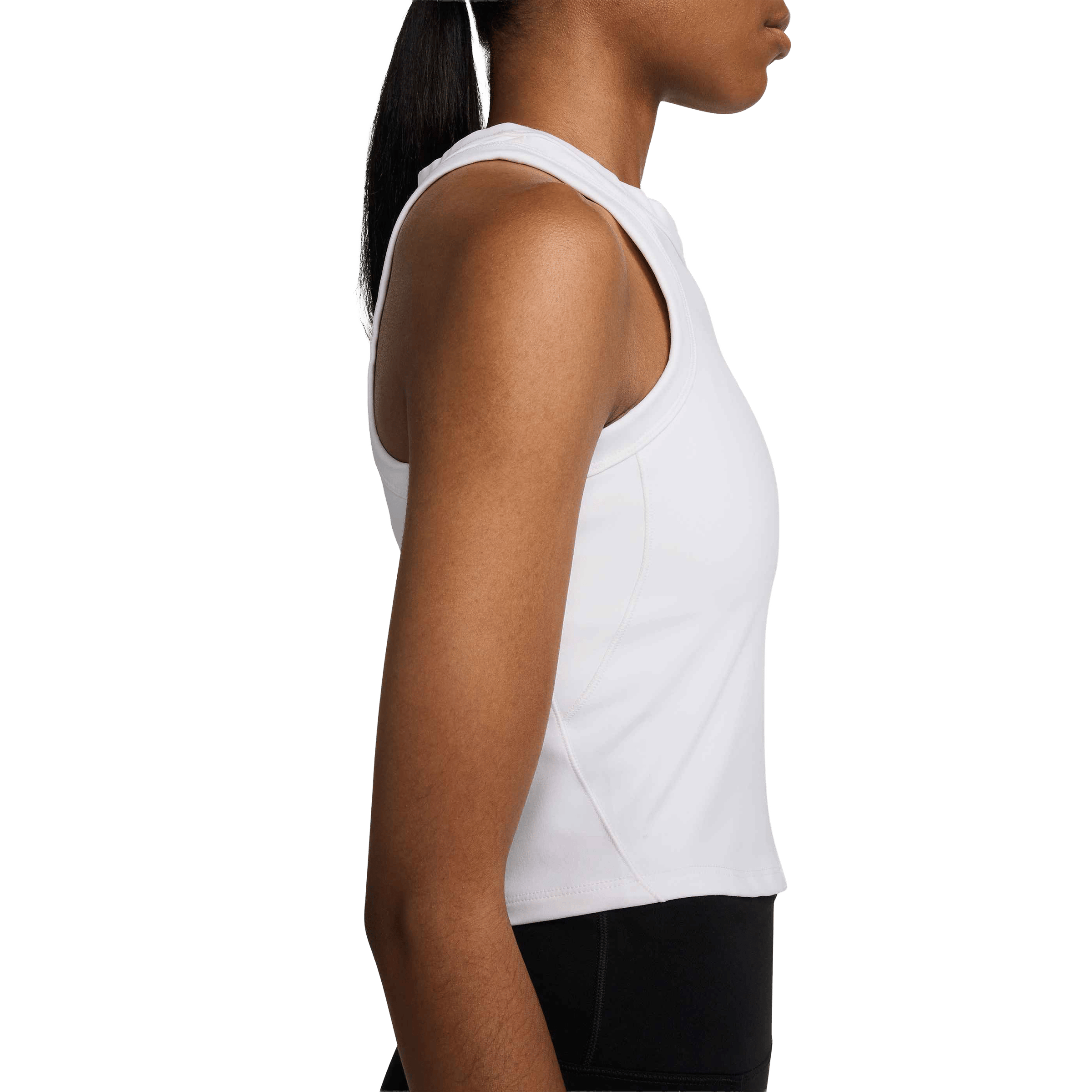Womens Nike One Dri-FIT Cropped Mid Layer Top