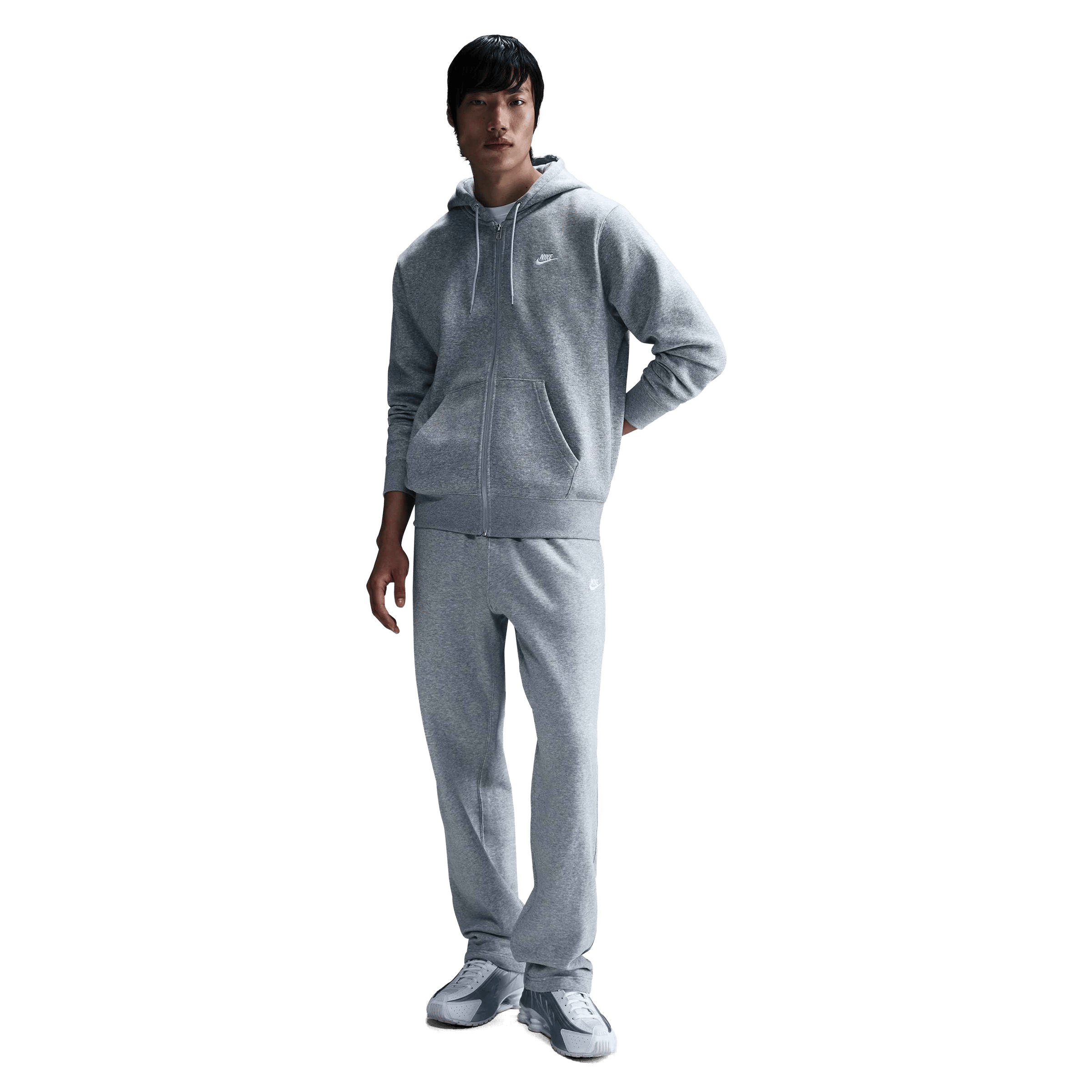 Mens Nike Club Full-Zip Fleece Hoodie