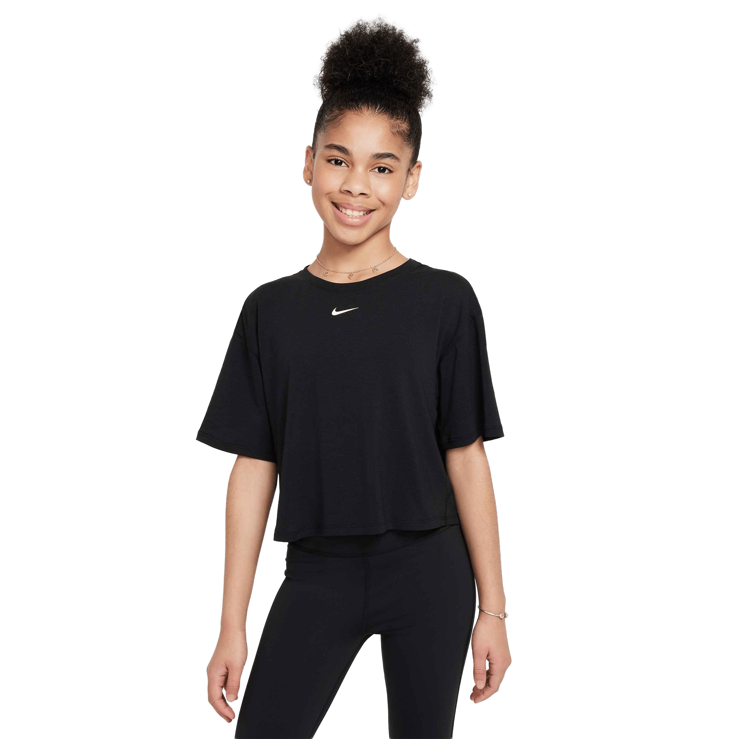 Kids Nike One Fitted Dri-FIT Tee