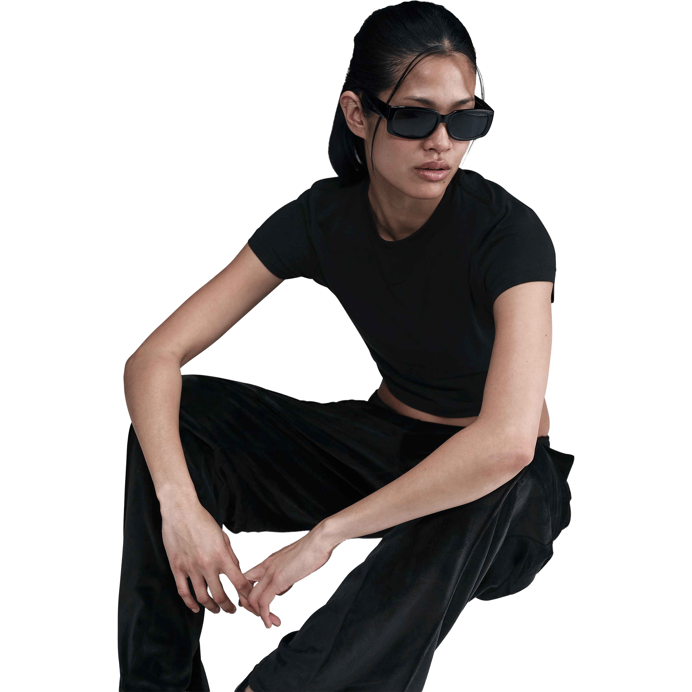 Womens Nike Sportswear Chill Knit Cropped Top