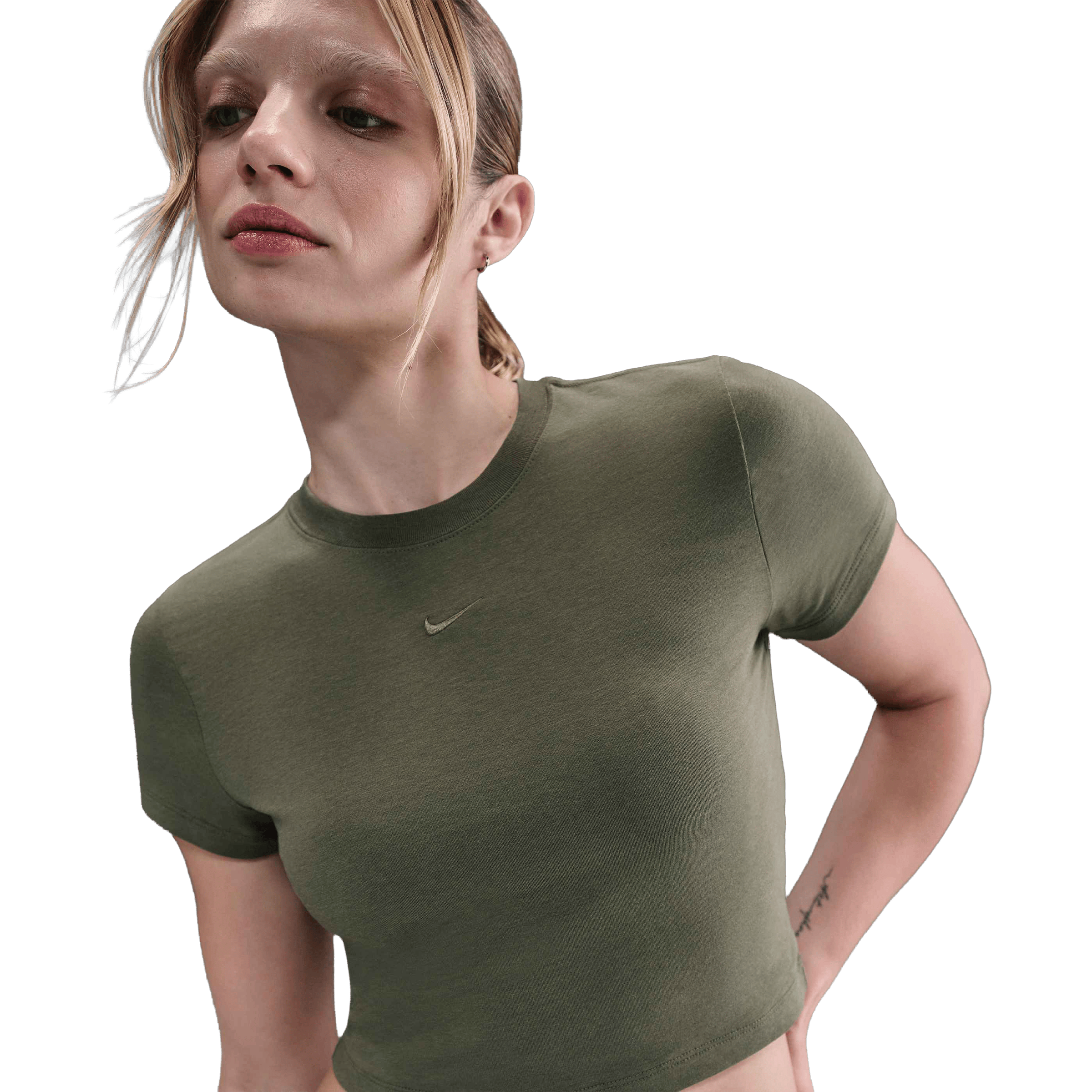 Womens Nike Sportswear Chill Knit Cropped Top