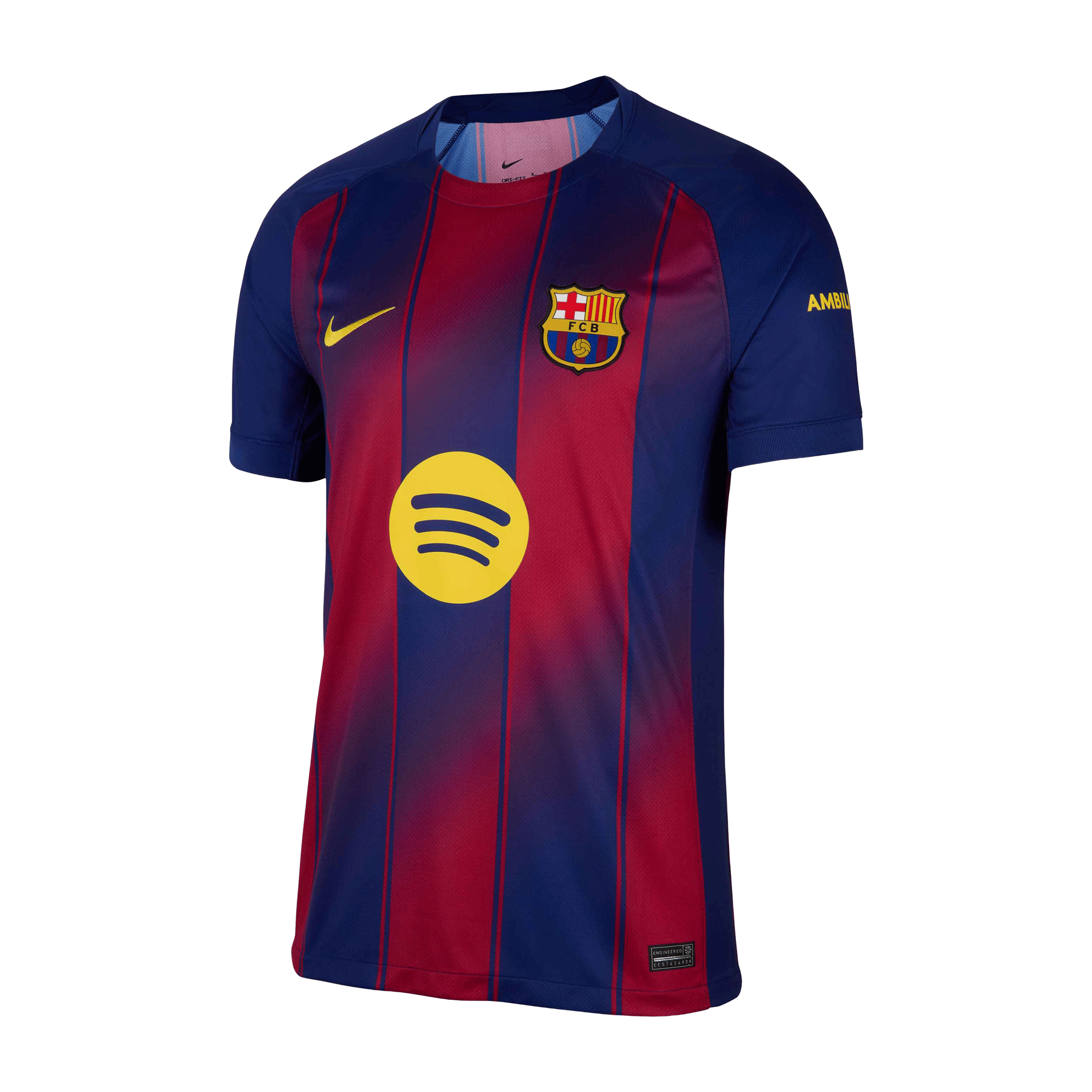 Mens Nike FC Barcelona 25/26 Stadium Home Replica Football Jersey