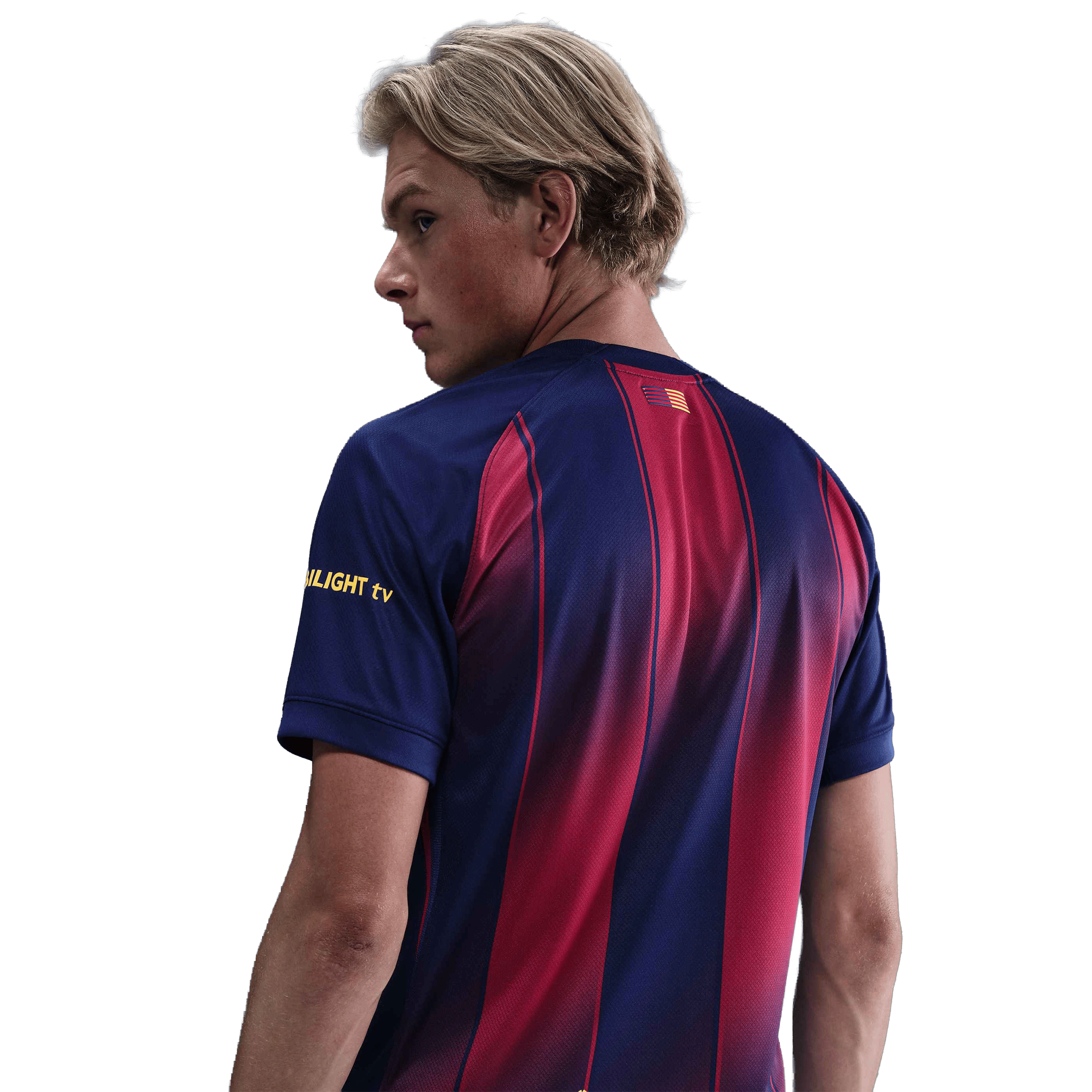 Mens Nike FC Barcelona 25/26 Stadium Home Replica Football Jersey